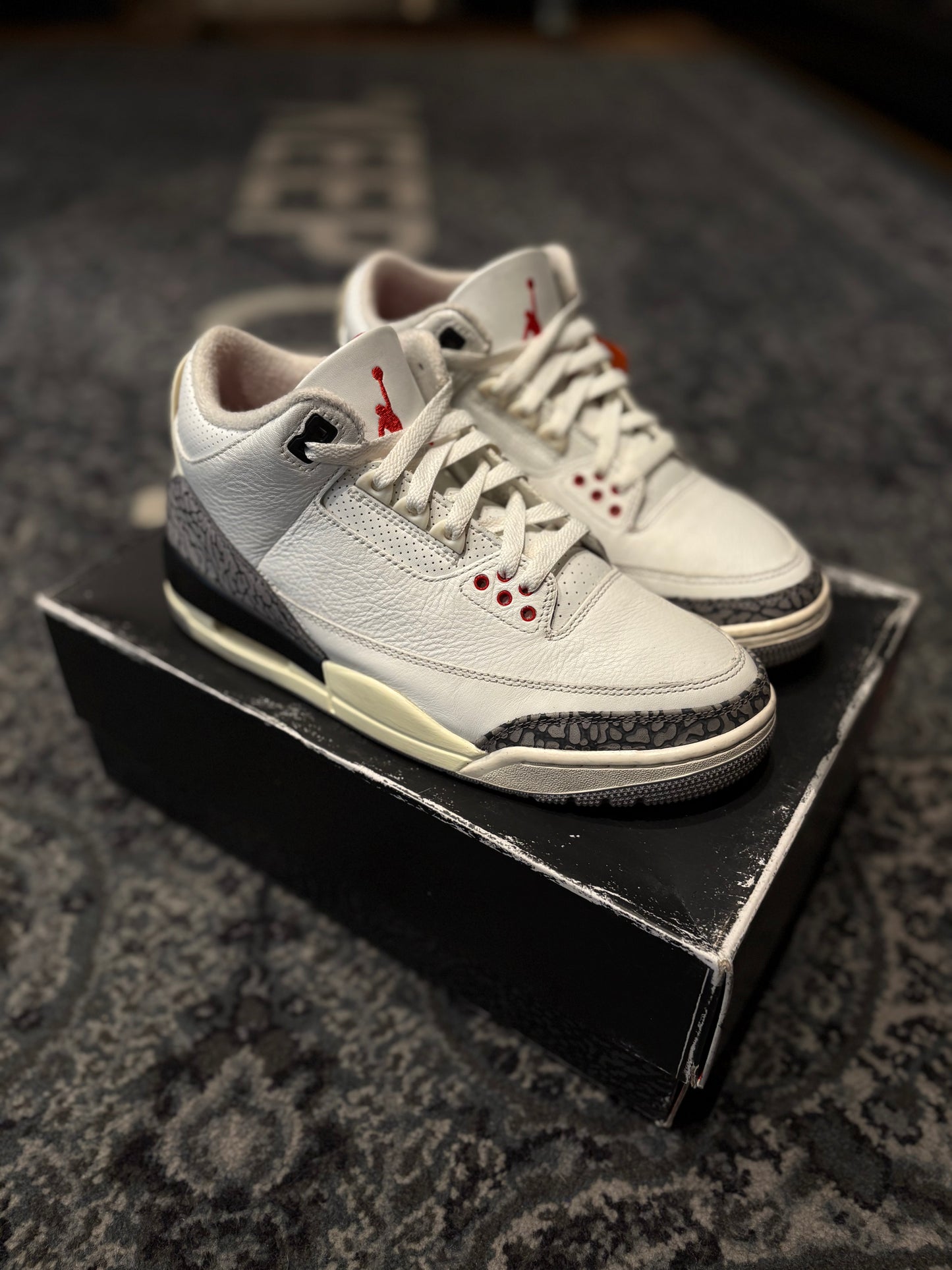 Jordan 3 Retro “White Cement Reimagined” CLEAN OG SIZE 7.5