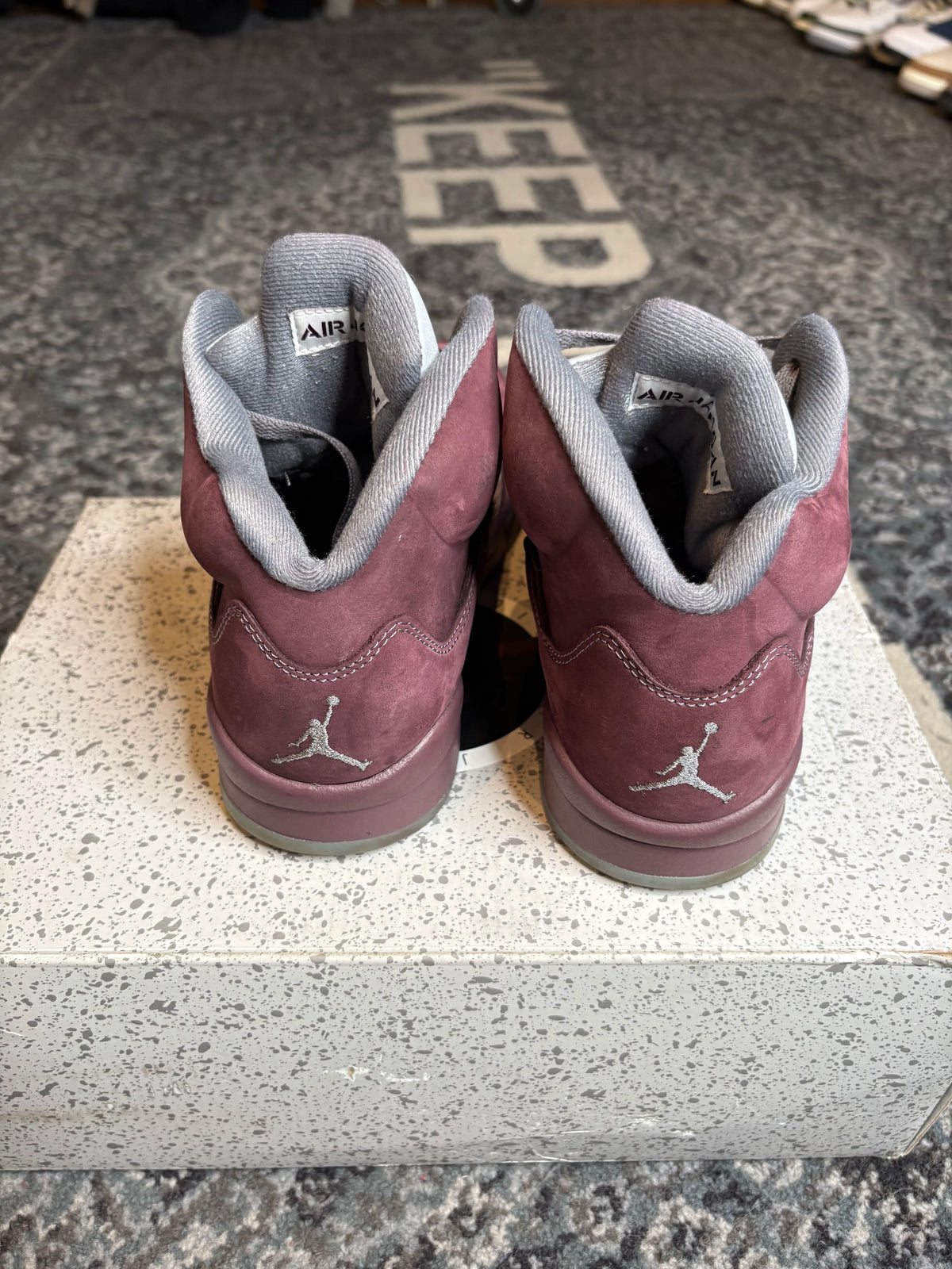 Jordan 5 Retro “Burgundy” Po Og Size 9