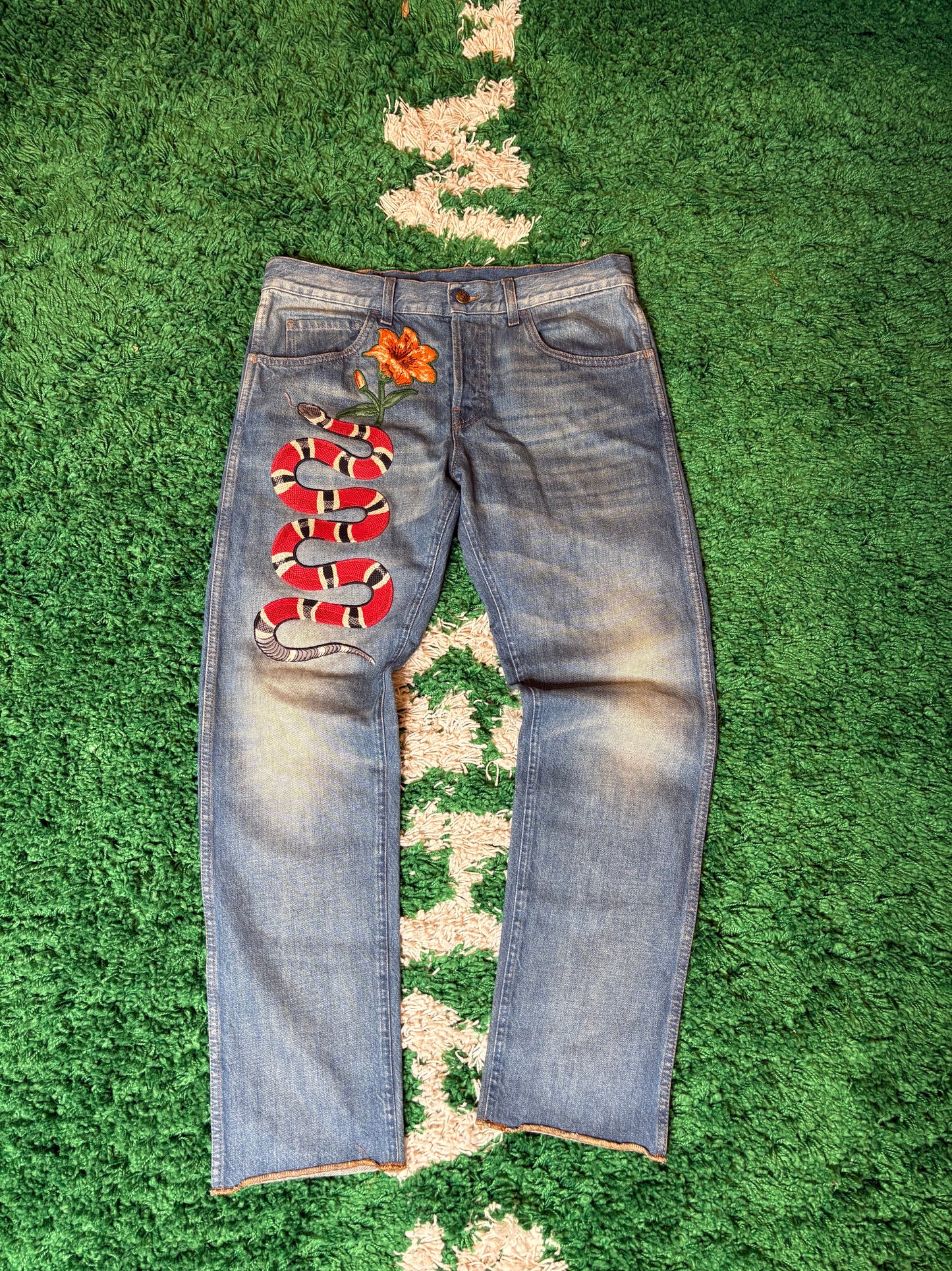 Gucci Jeans Snake Size Small