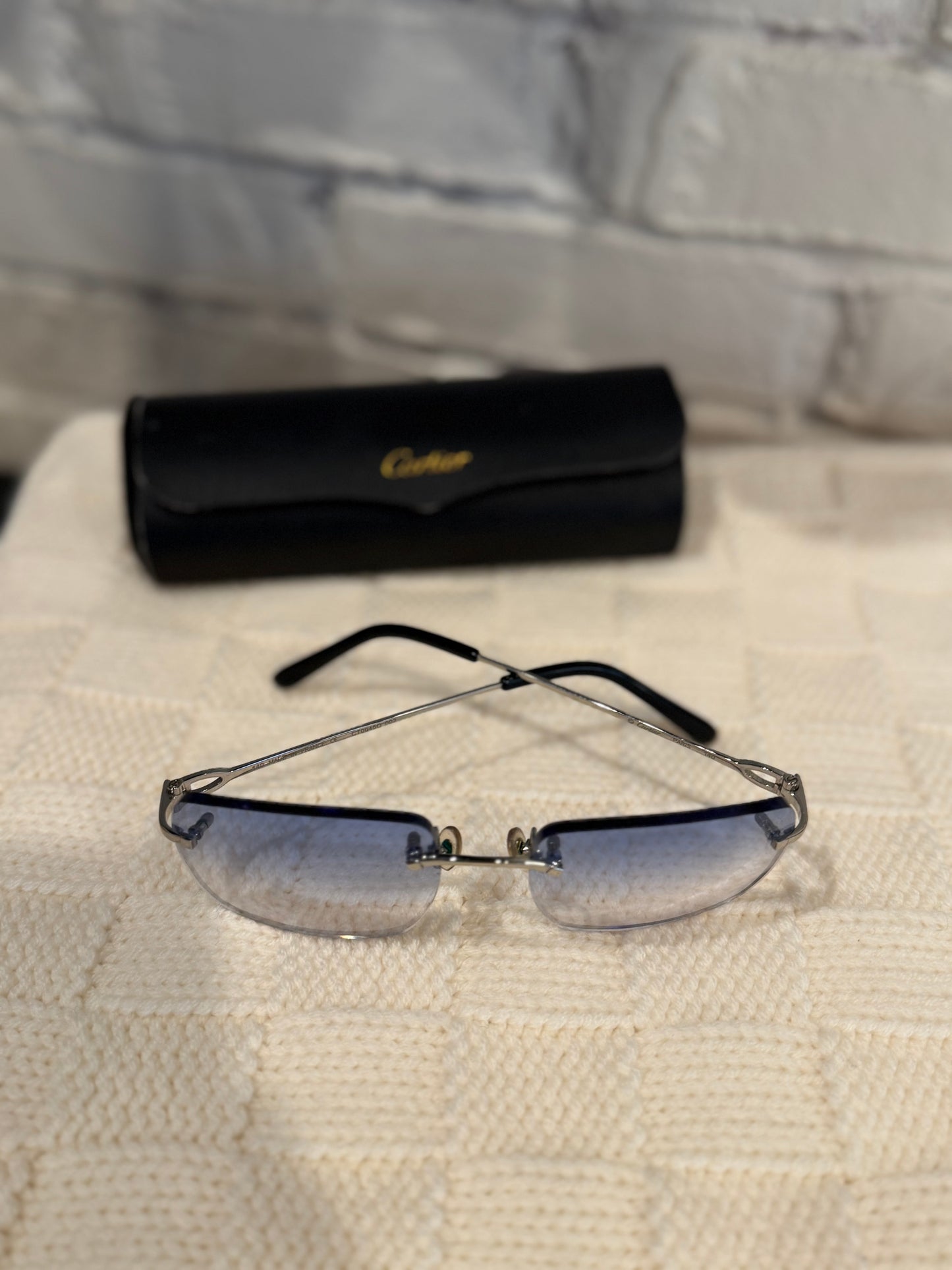 Cartier Blue Sunglasses