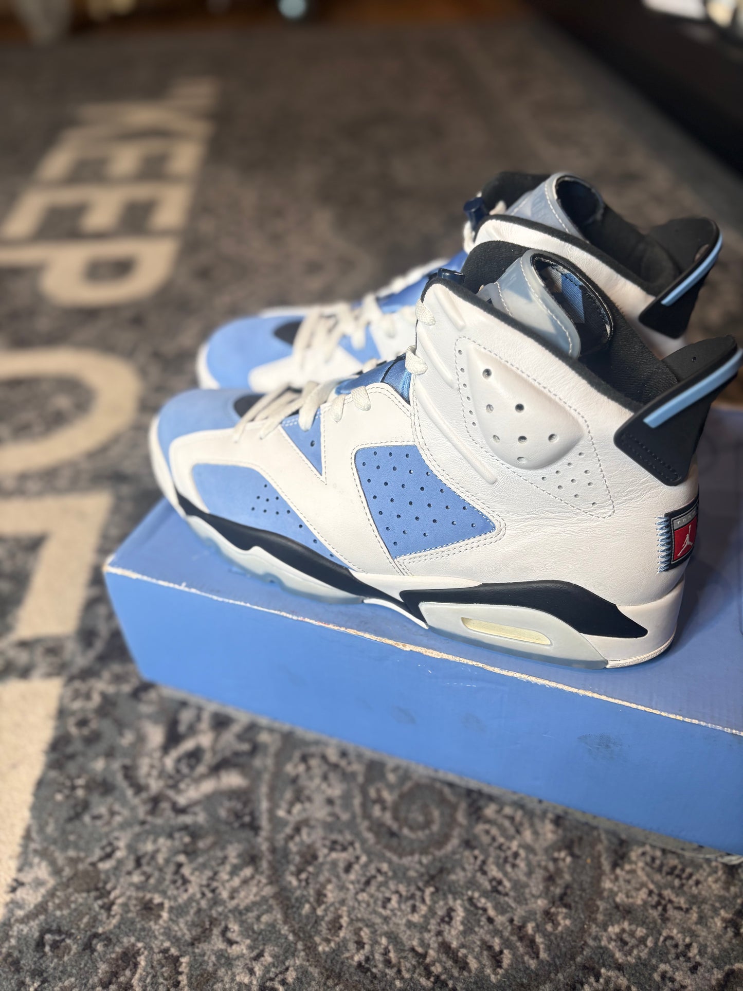 Jordan 6 Retro “UNC WHITE” CLEAN OG SIZE 13