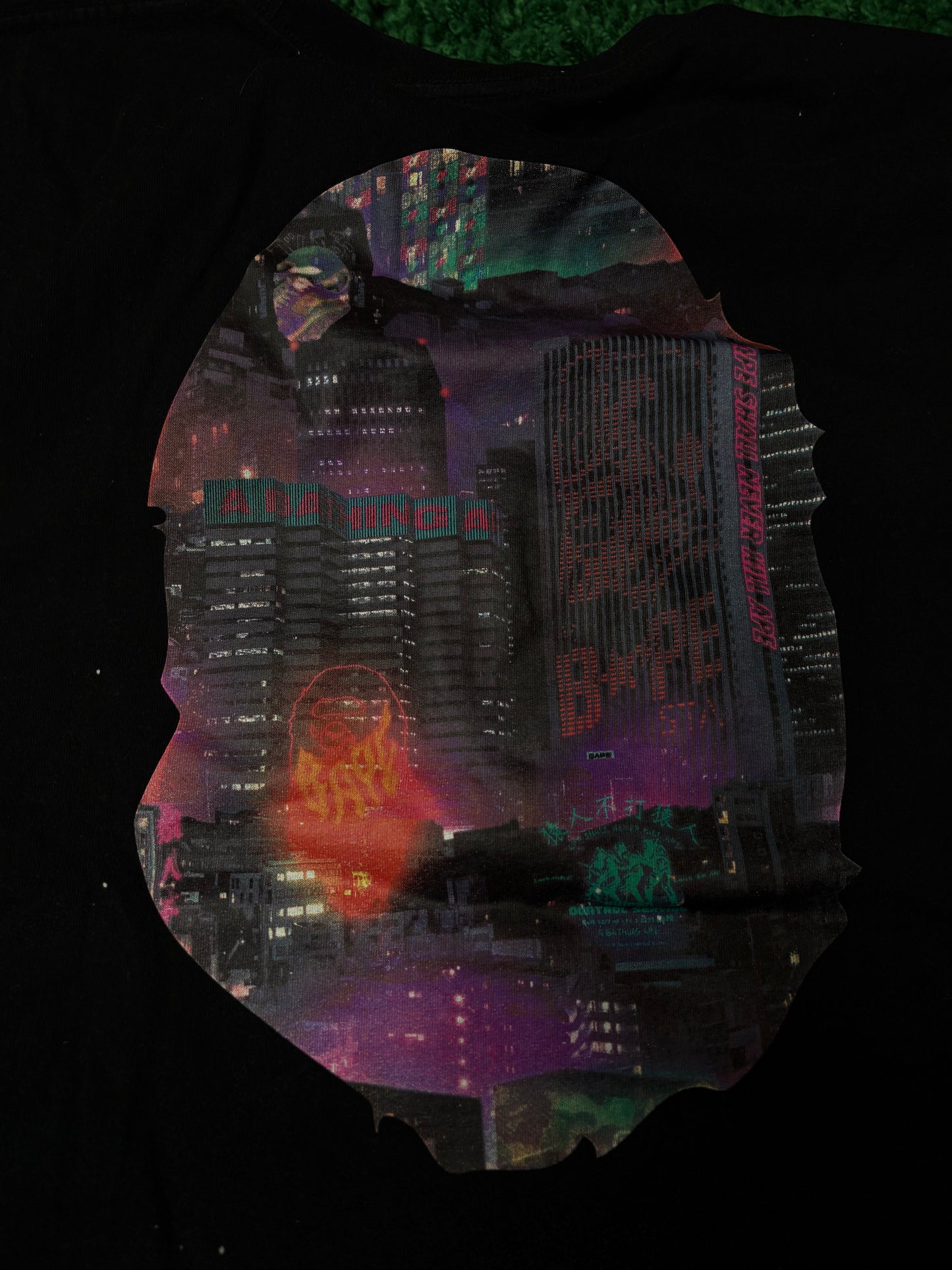 Bape City Ape Head Tee Black Size XXL