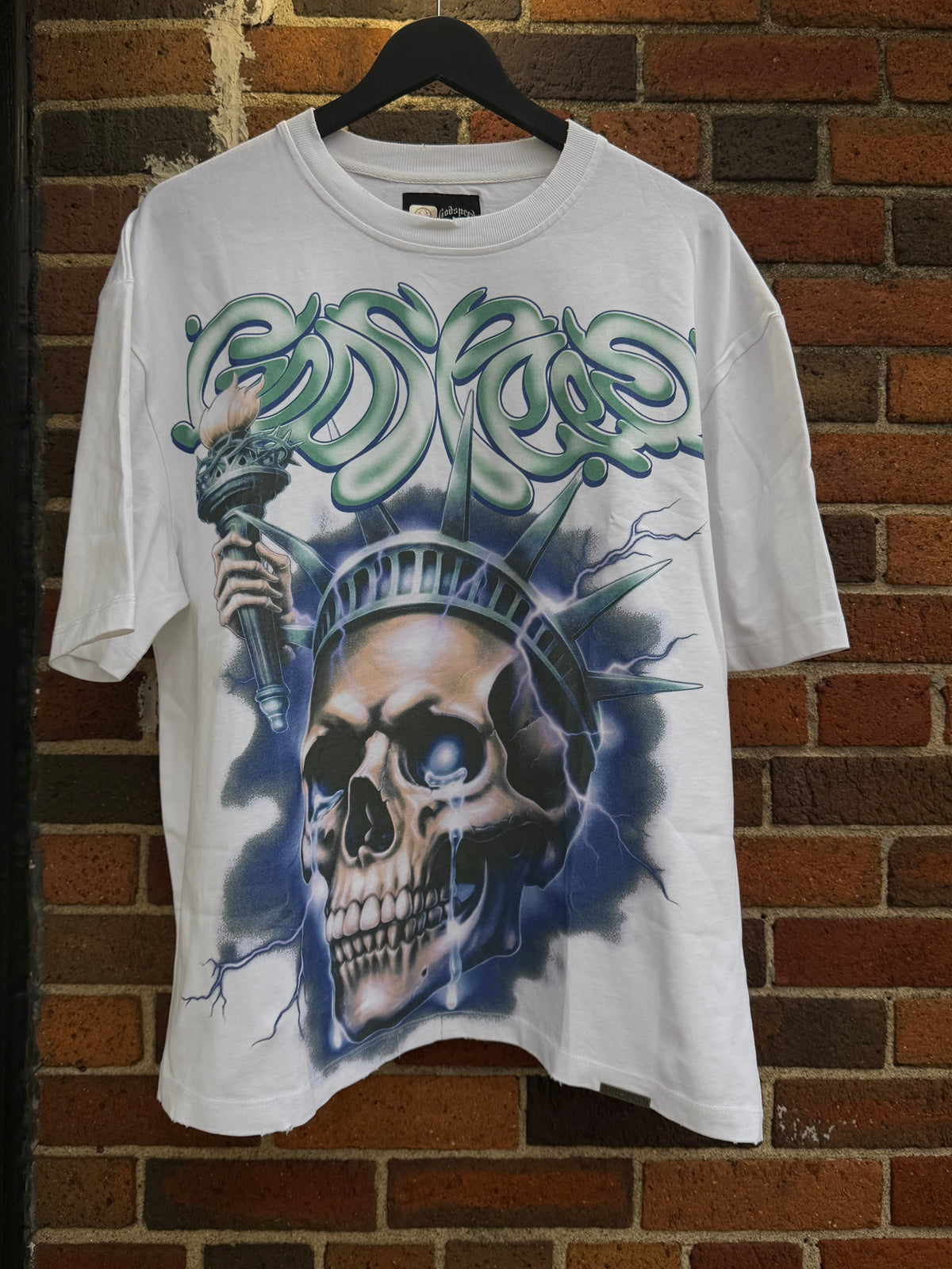 Godspeed Liberty Tears Tee White DS
