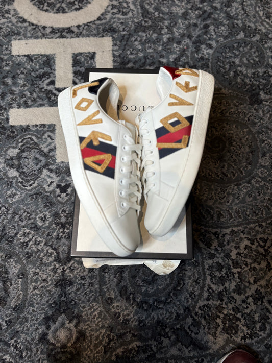 Gucci Wmns Ace “Loved” Clean Og Size 10G