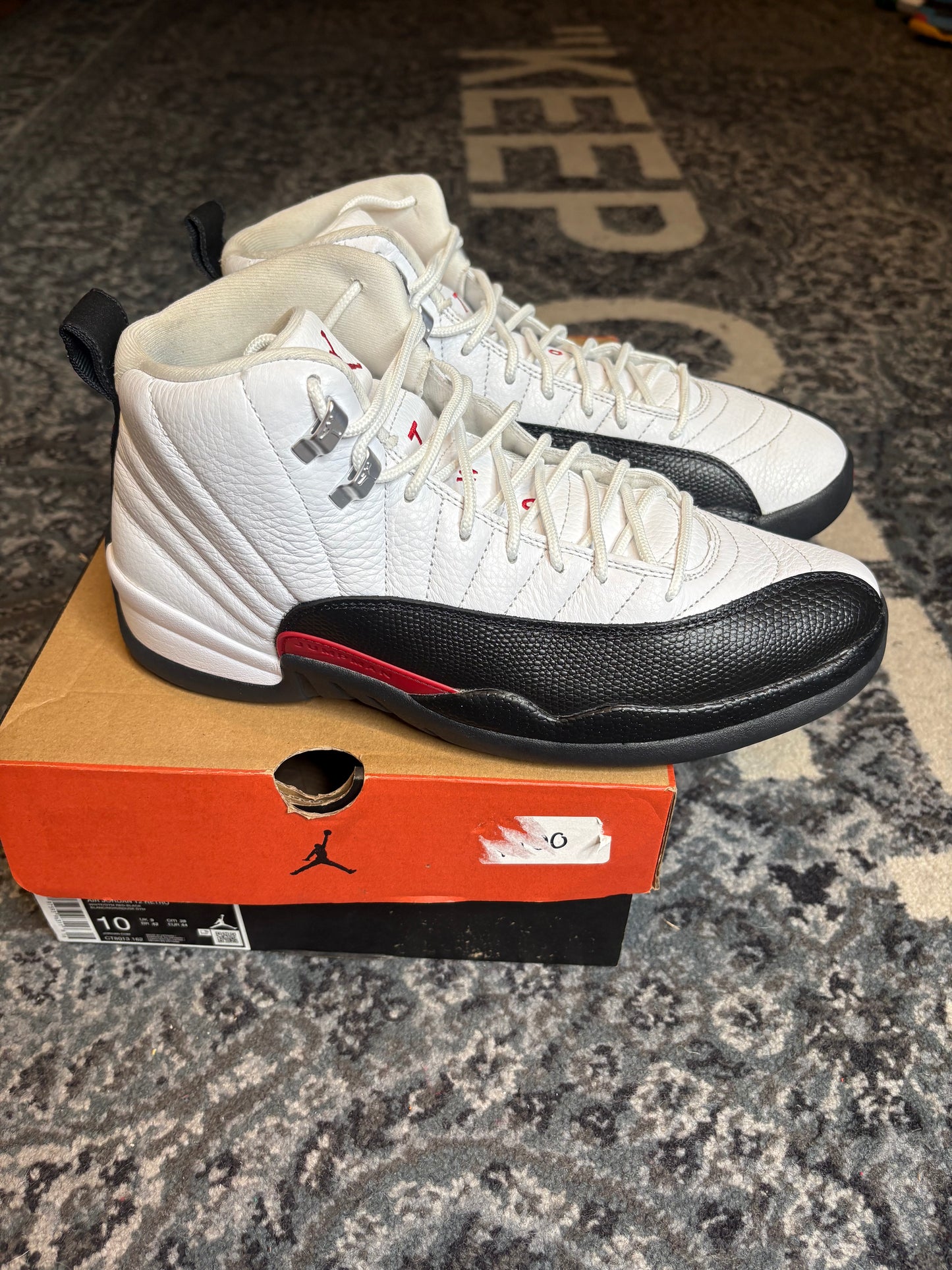Jordan 12 Retro “Taxi Flip” Clean Og Size 10