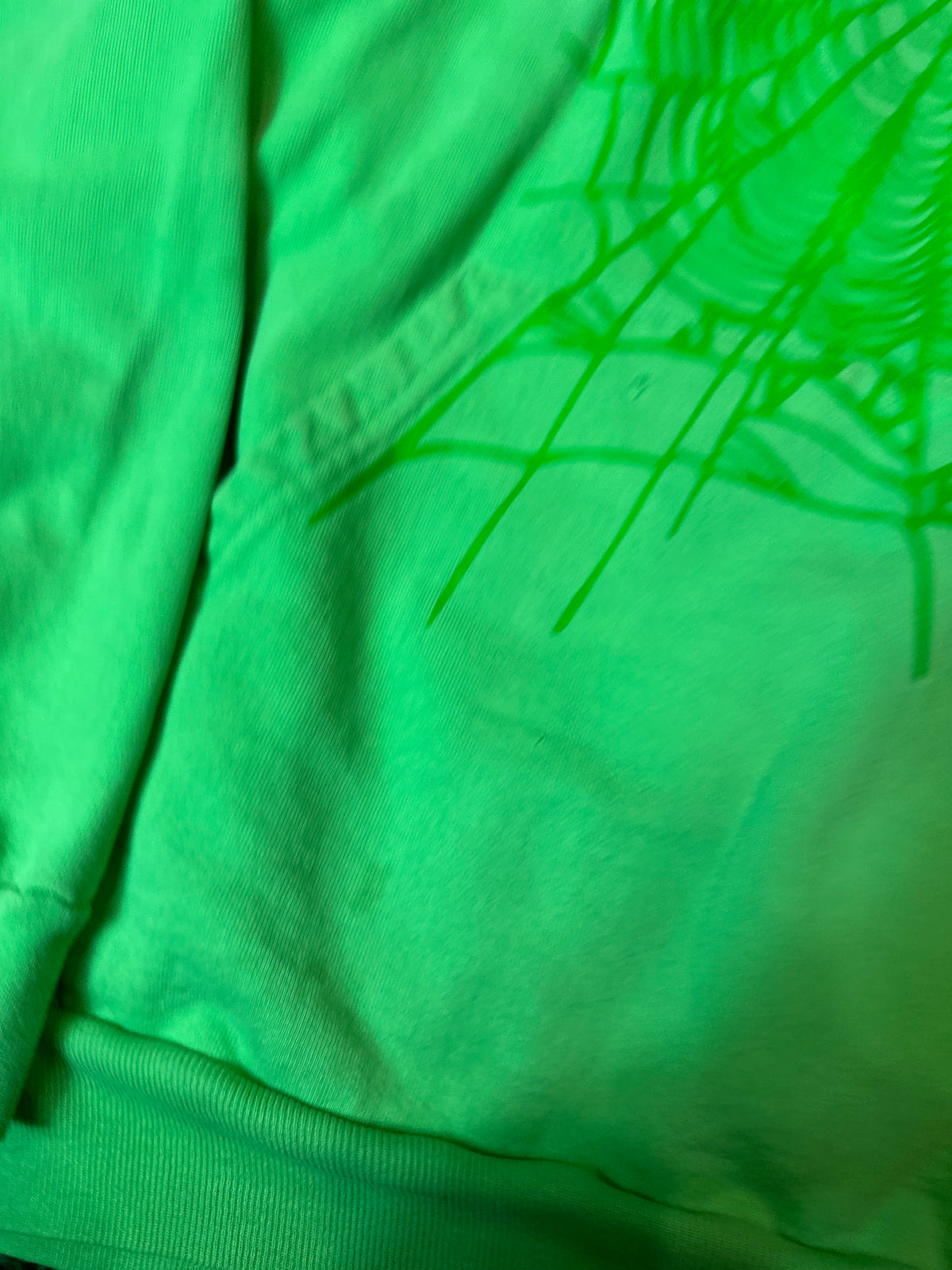 Sp5der Hoodie Green Size XL