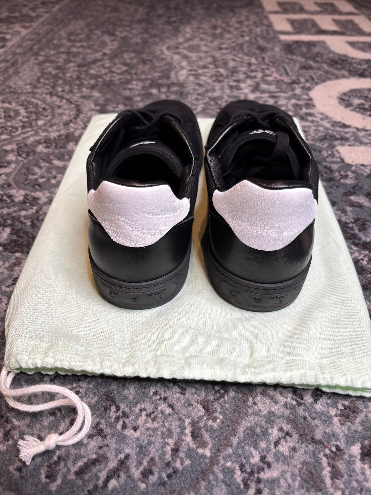 OFF-WHITE Vulcanized 5.0 Low Top “Black Black White” Clean Nb Size 13(46 EU)