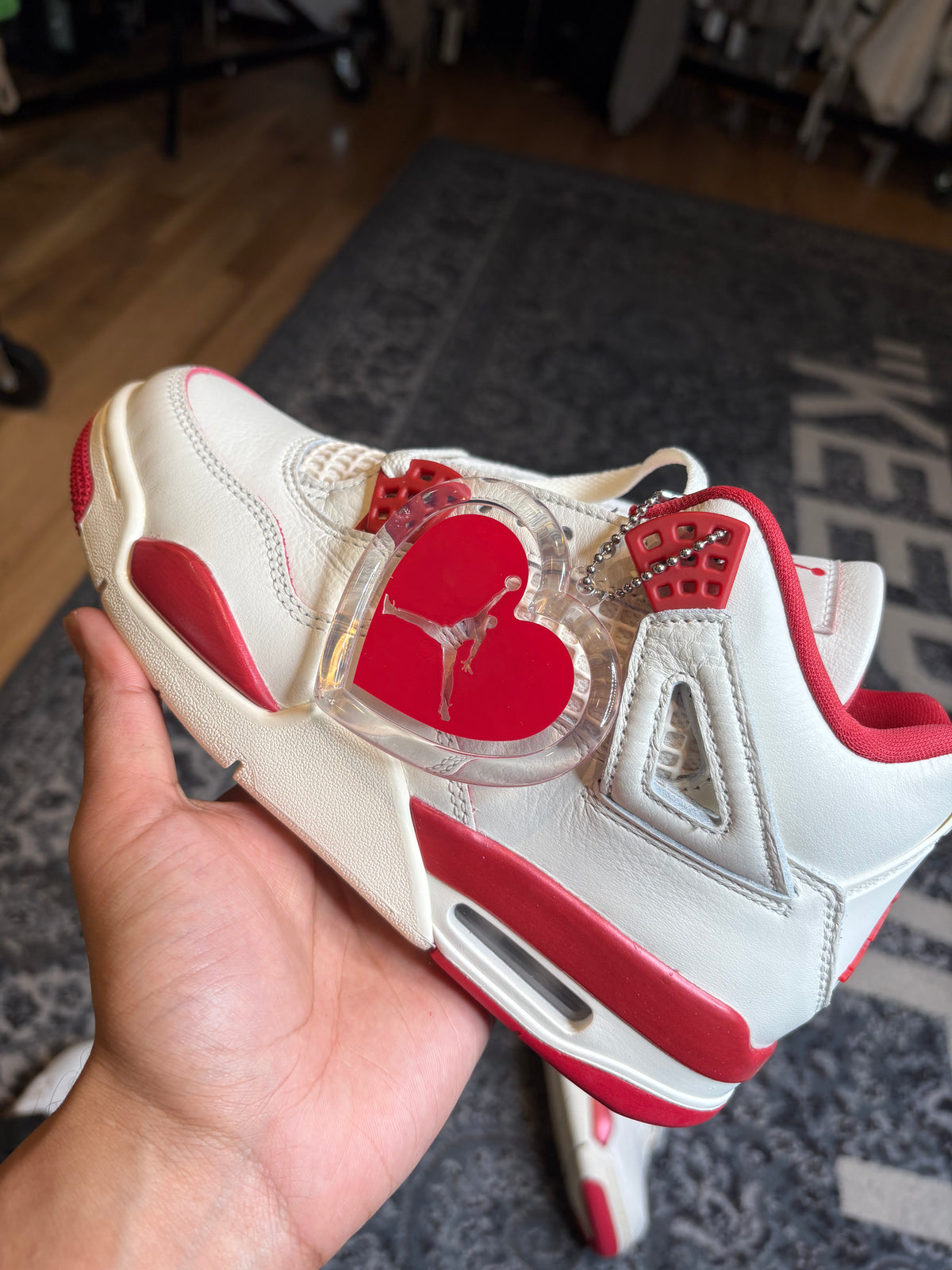 Jordan 4 Retro “Valentines Day Sierra Red” Ds Og Size 5M/6.5W