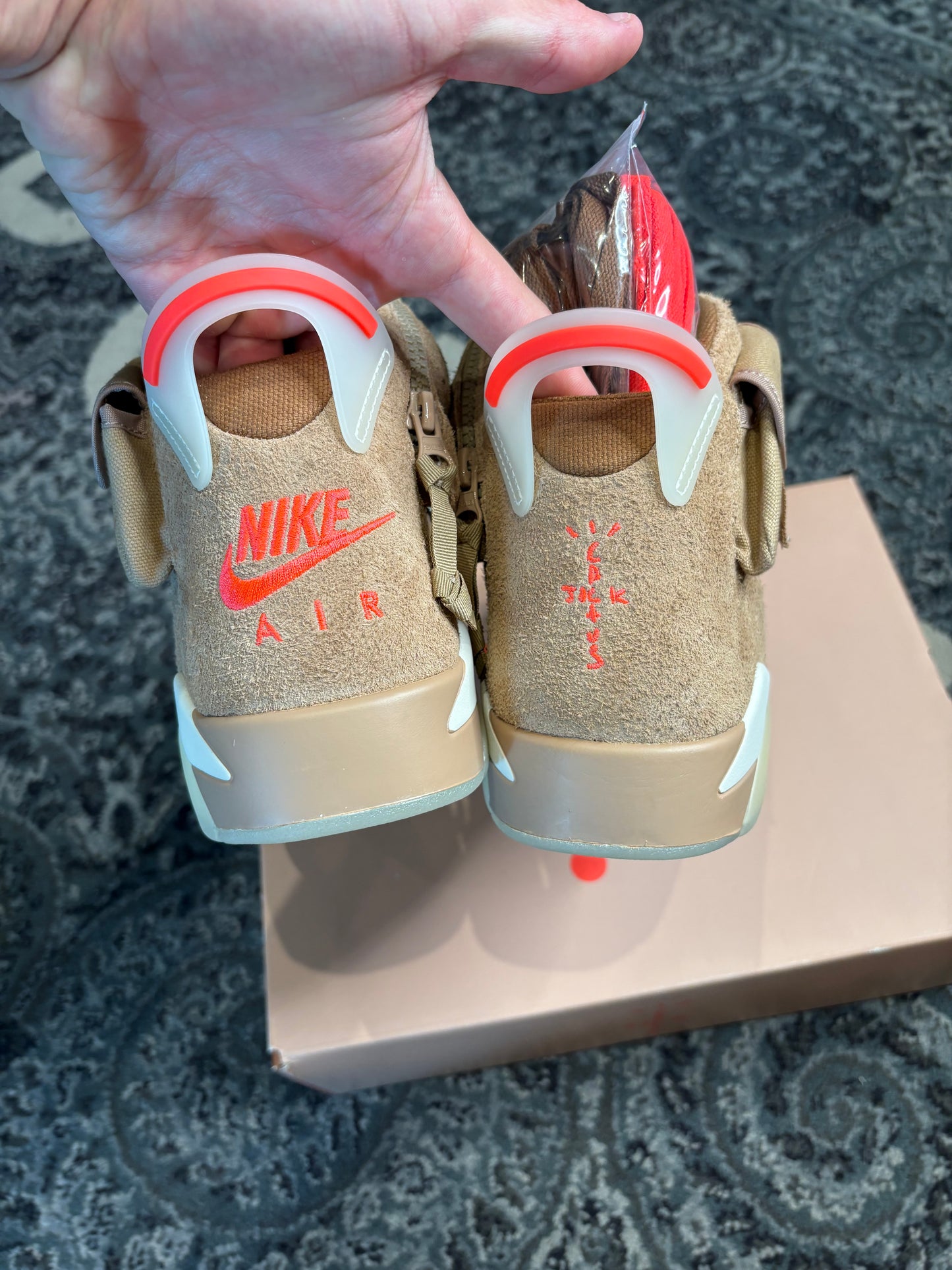 Jordan 6 Retro Travis Scott Khaki DS OG Size 12