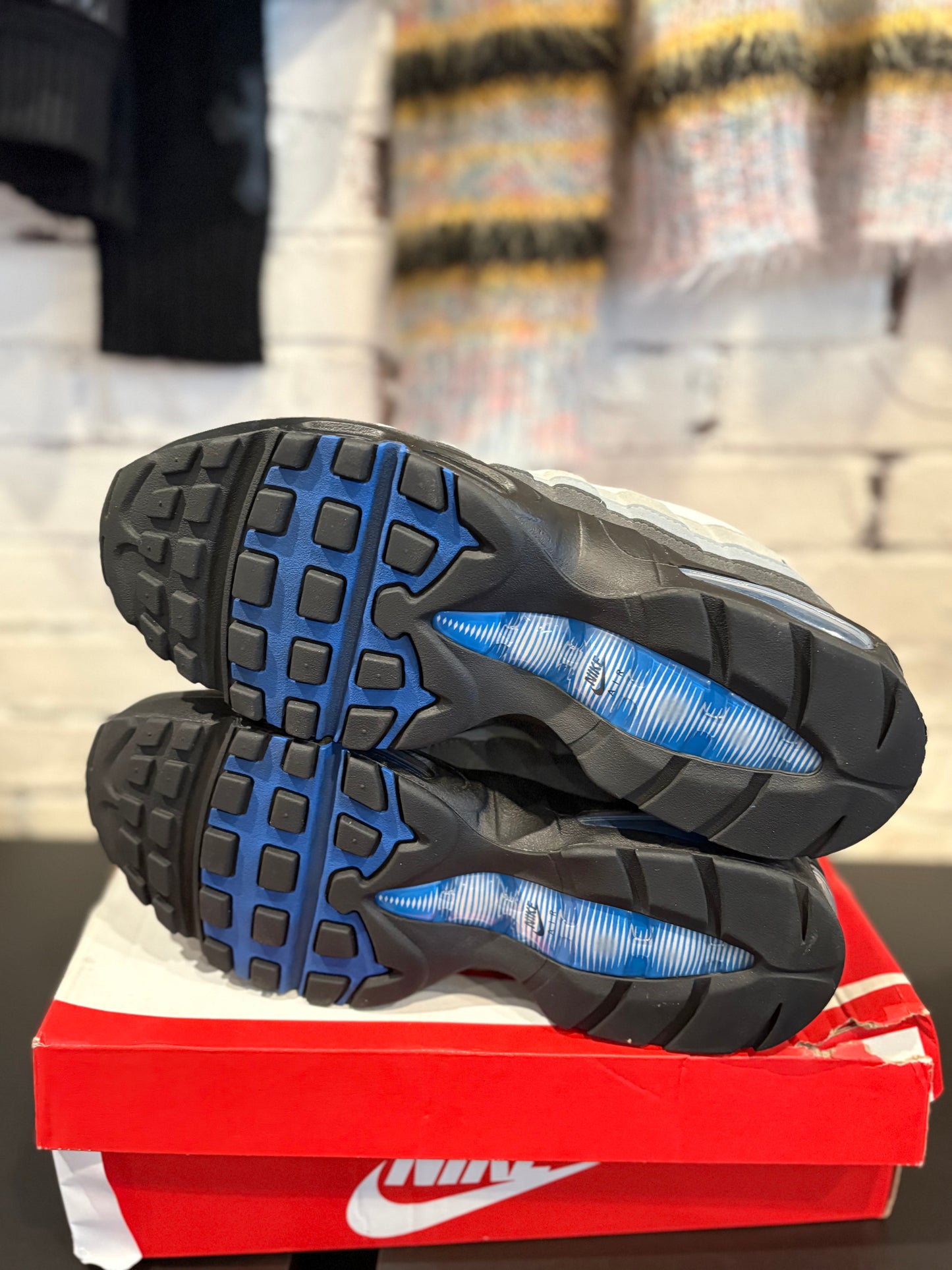 Air Max 95 Big Bubble Blue Spark Clean RB Size 10