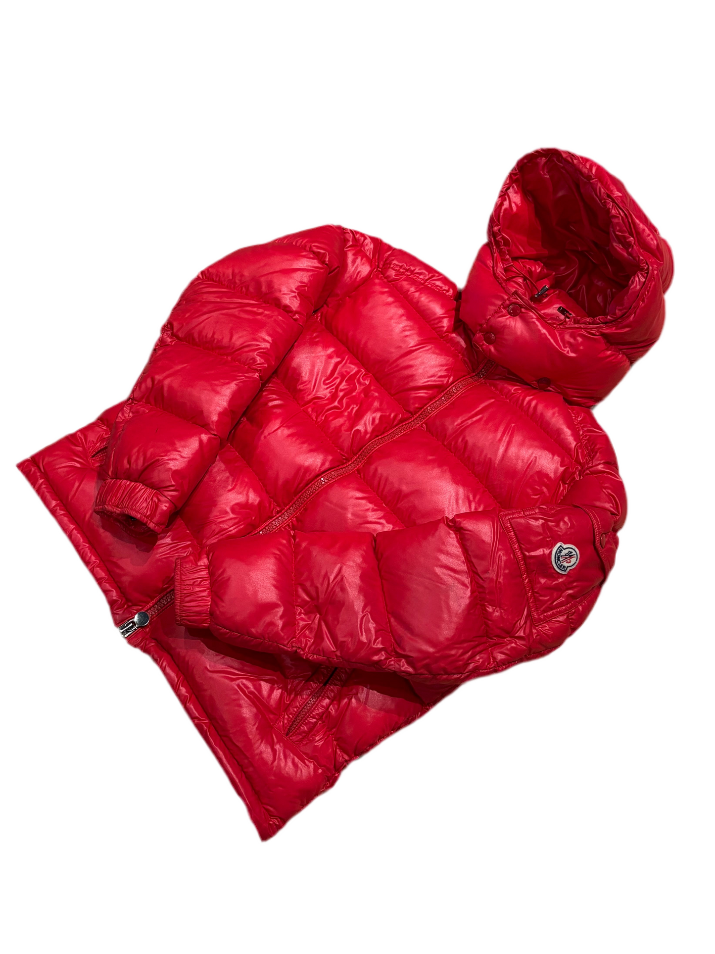 Moncler Red Puffer Size Medium