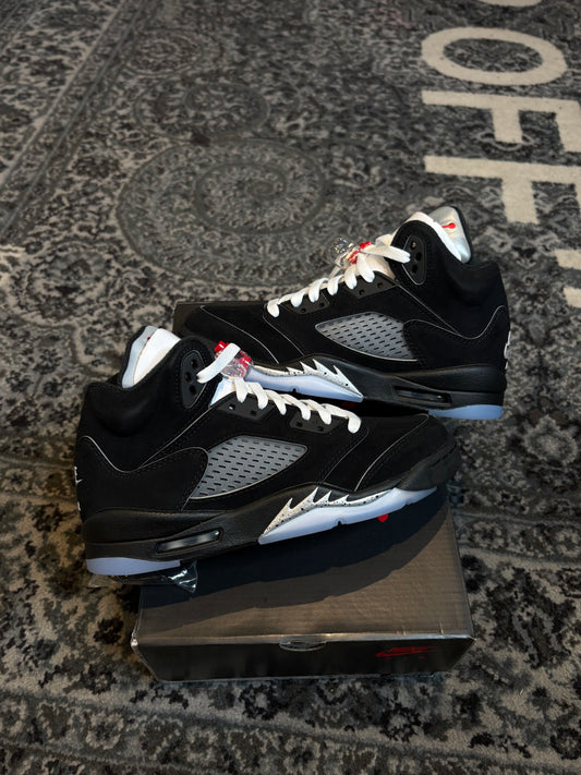 Jordan 5 Retro Black Metallic Reimagined DS OG Size 6y