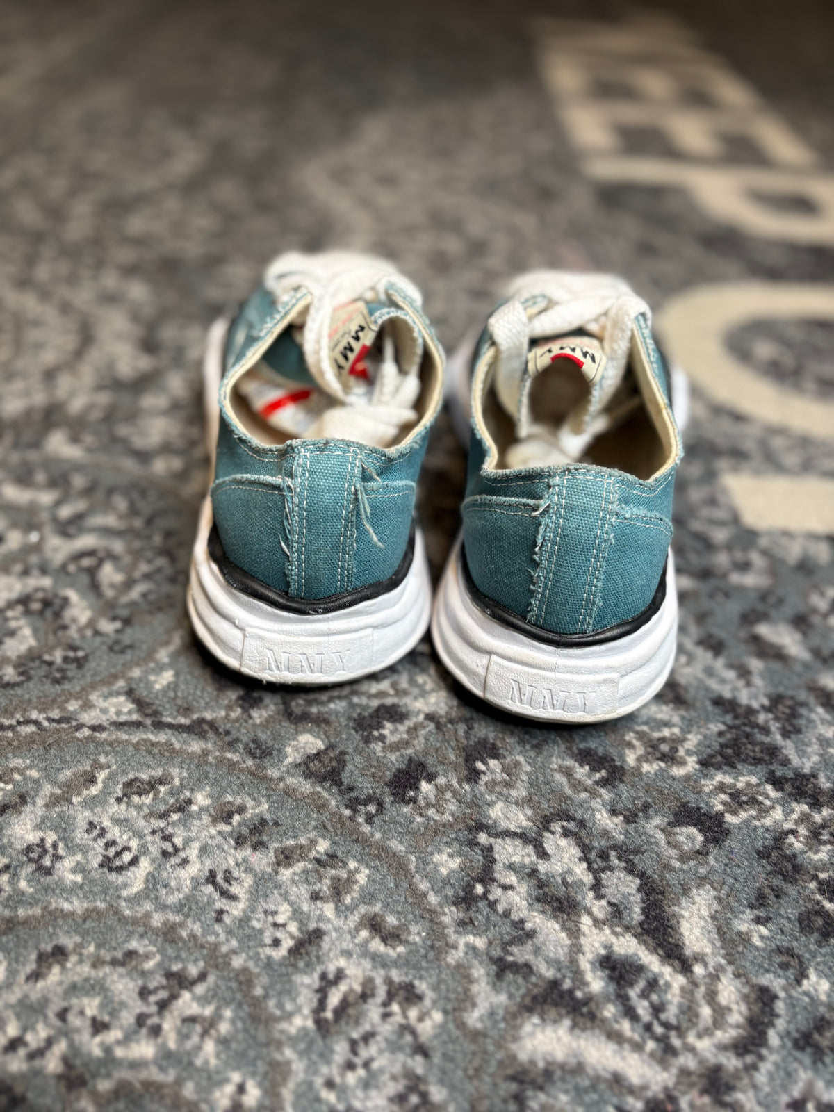 Maison Mihara Yasuhiro Peterson OG Sole Canvas Low “Blue” Po Nb Size 11(44 EU)