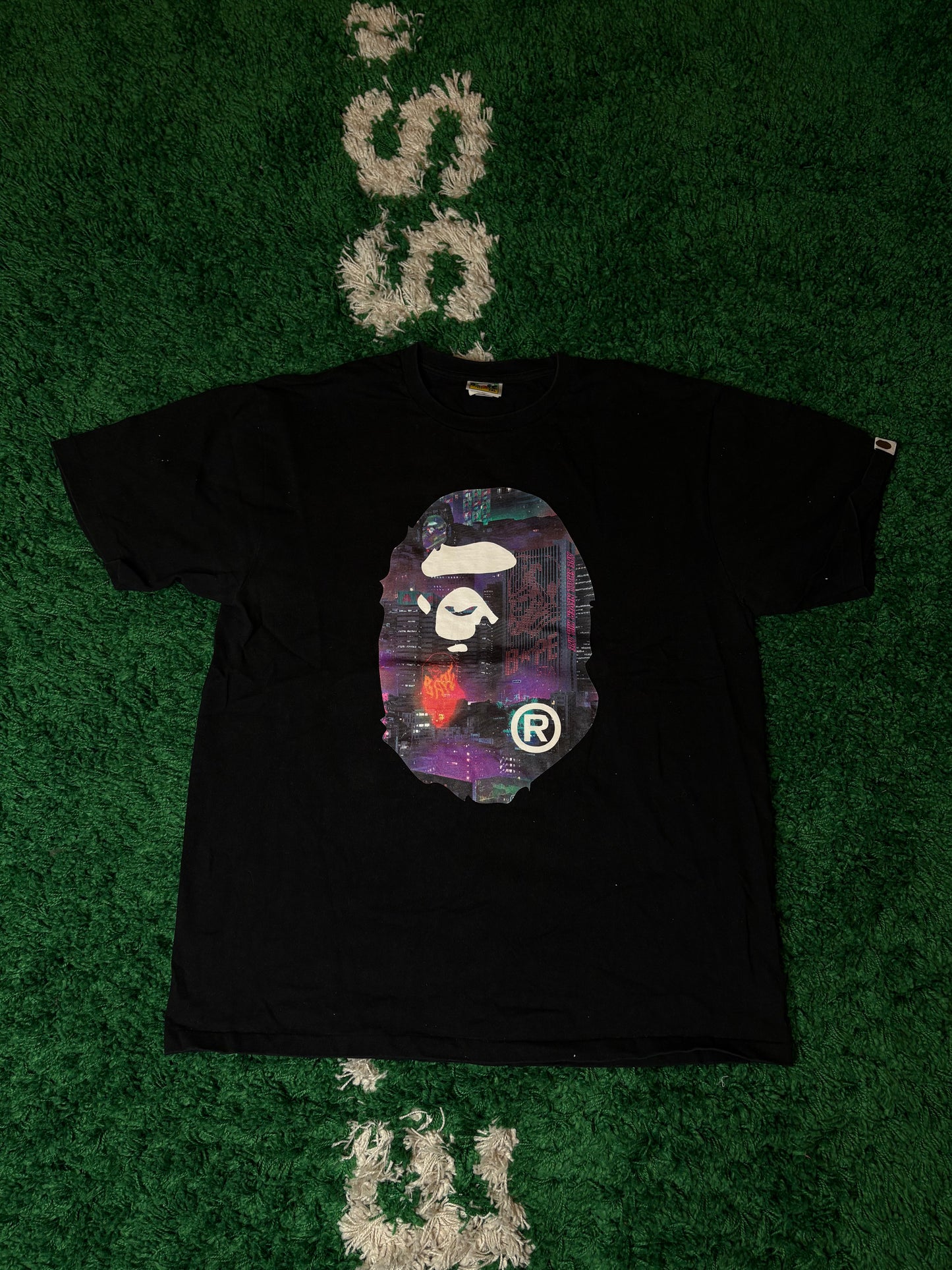Bape City Ape Head Tee Black Size XXL