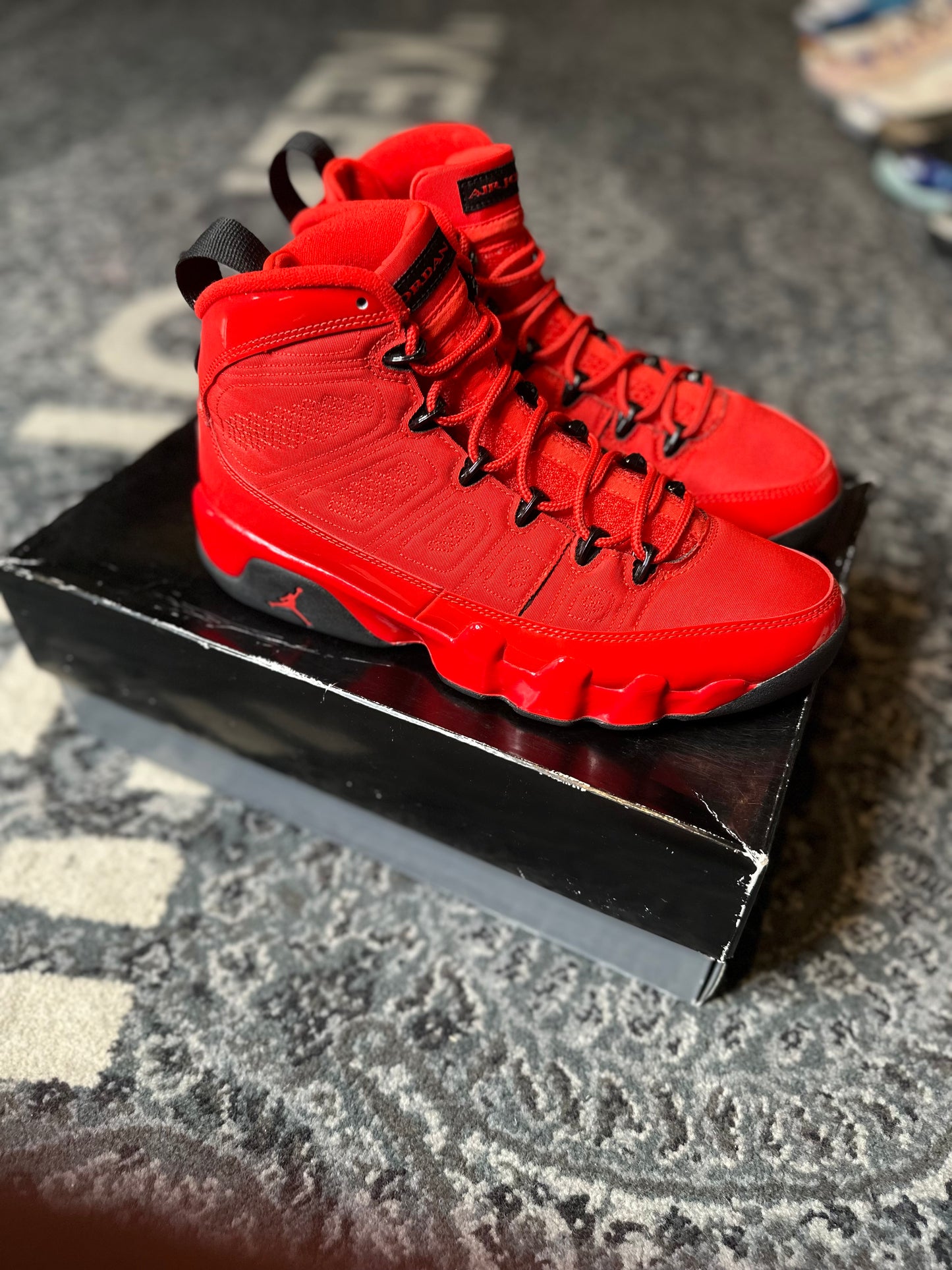 Jordan 9 Retro “Chili Red” Clean Og Size 9