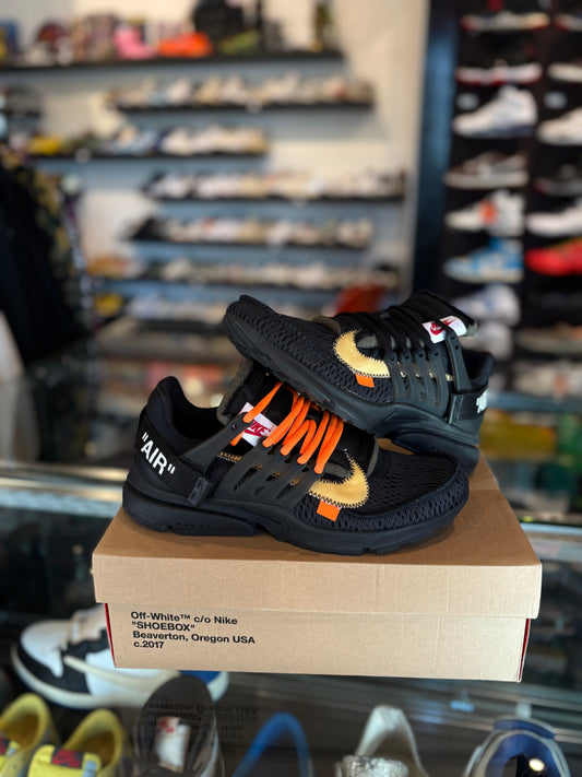 Presto Off-White Black Clean OG Size 9