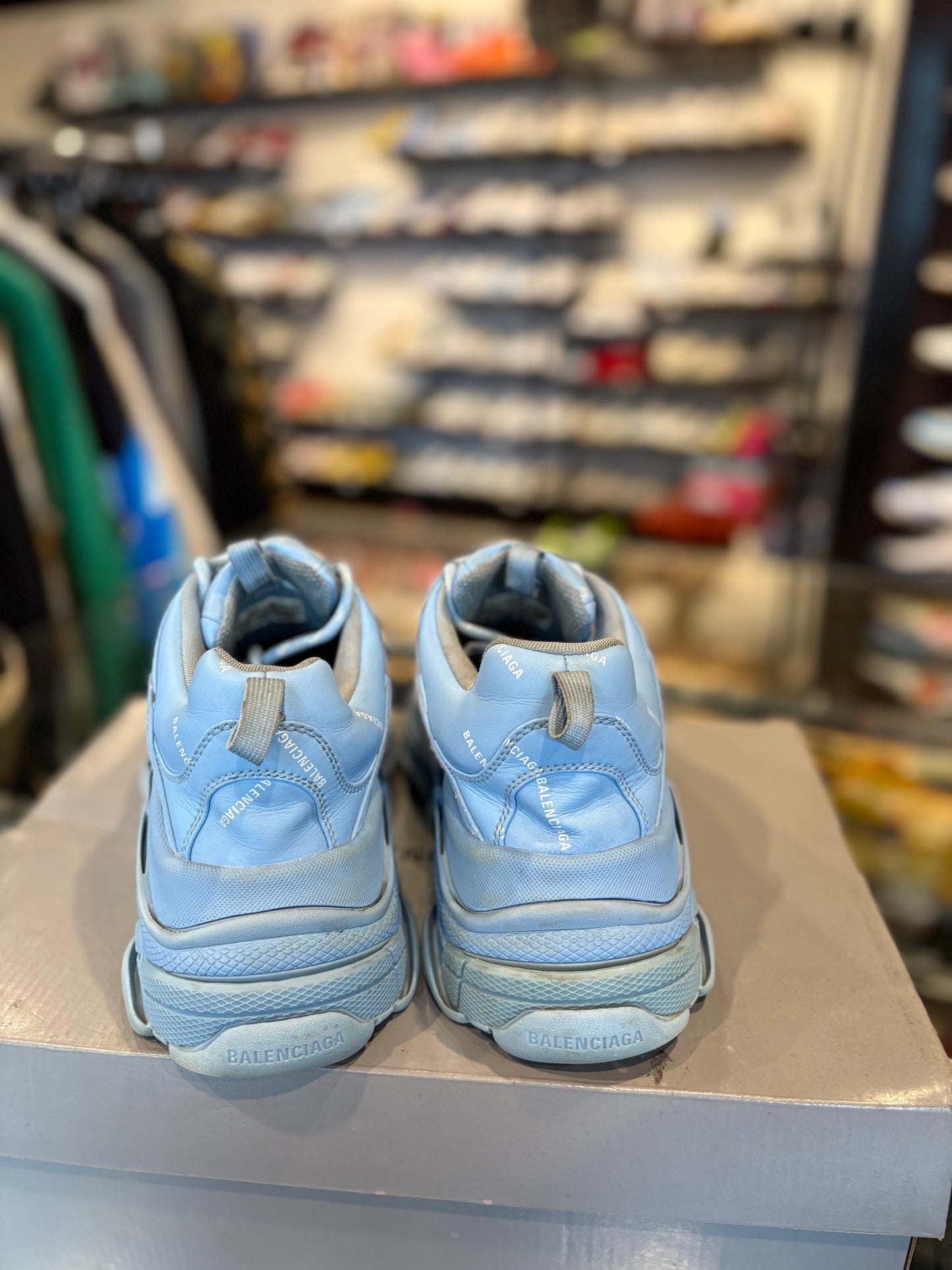 Balenciaga Triple S Baby Blue Clean Og Size 43