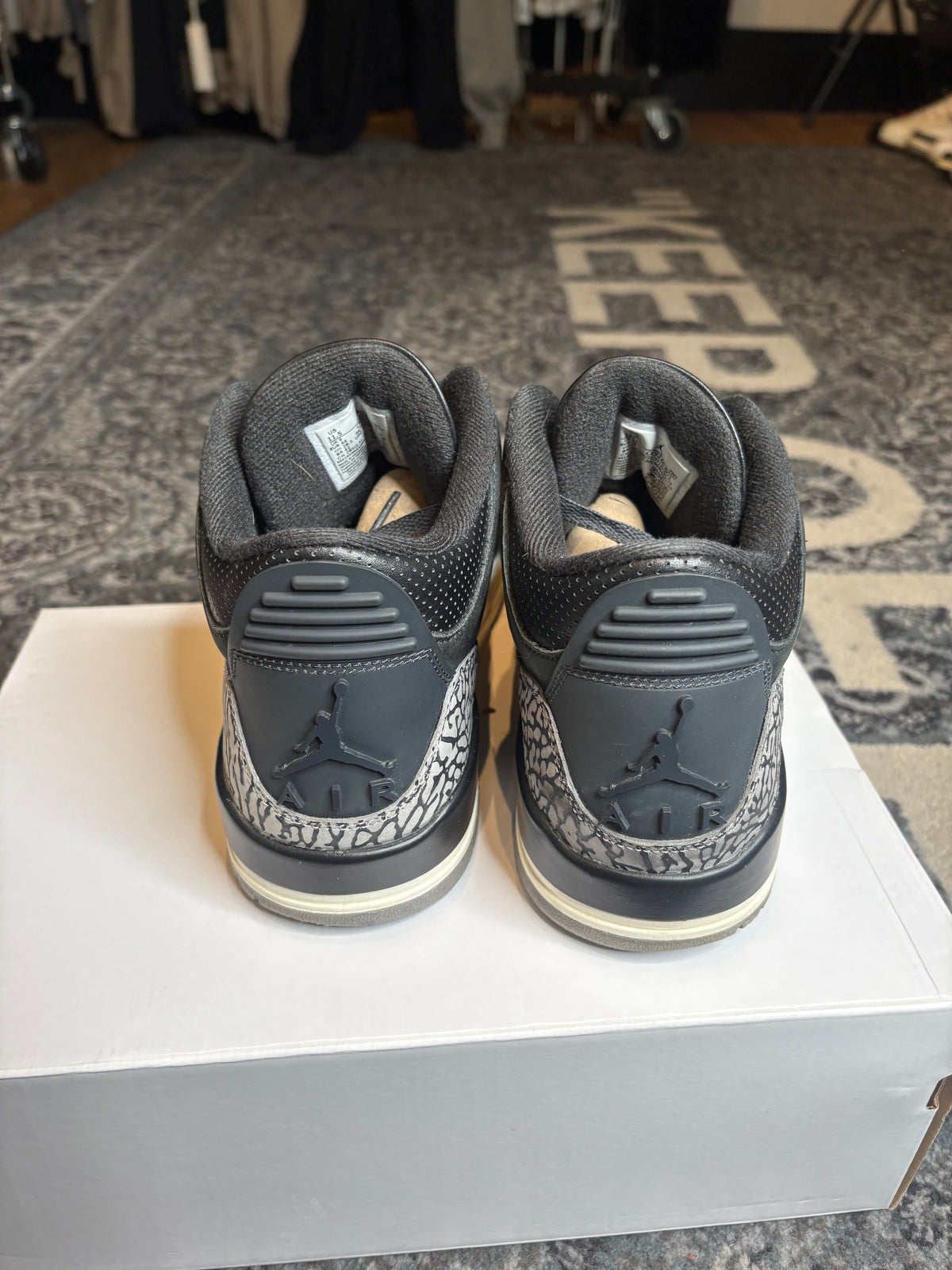 Jordan 3 Retro “Off Noir” Clean Og Size 10M/11.5W