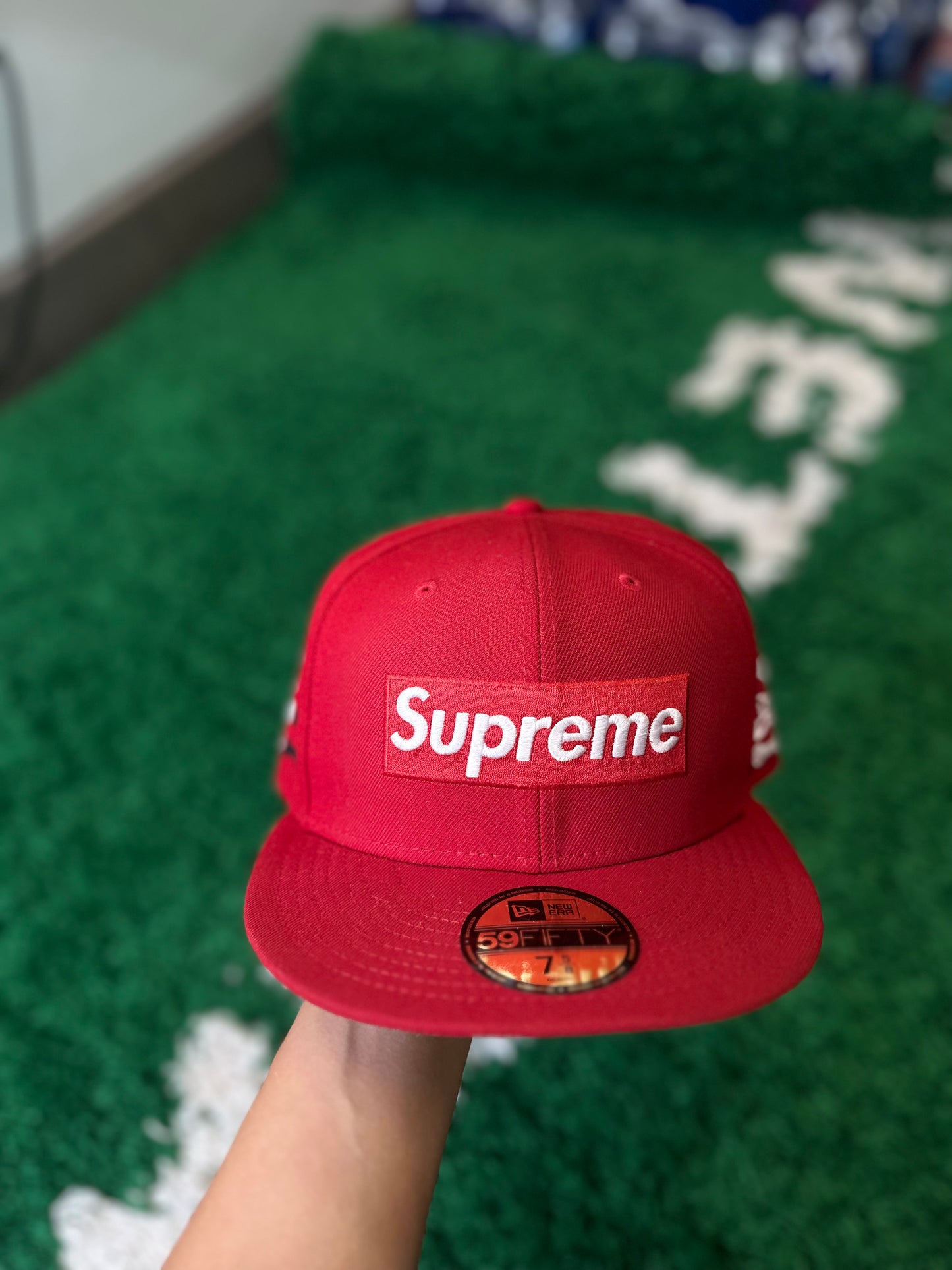 Supreme Bones Box Logo Era Hat DS 7 5/8