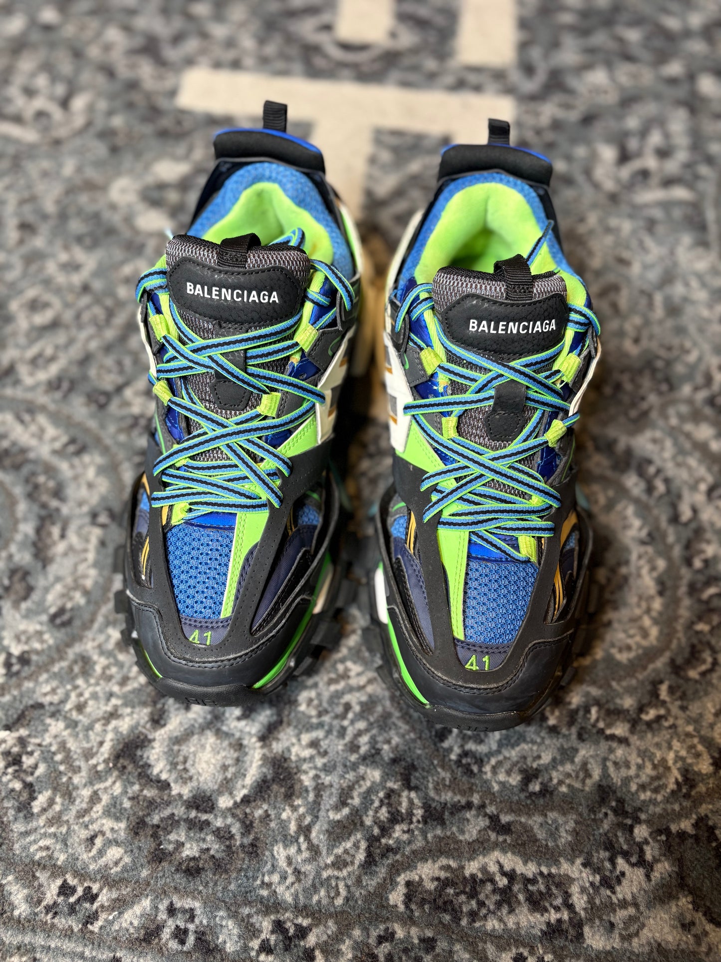 Balenciaga Track “Green White Blue” Po Nb Size 8