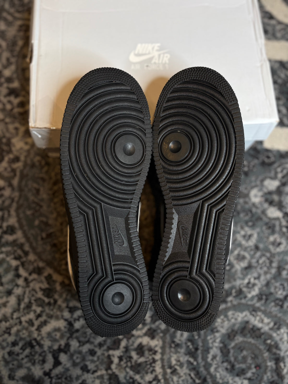 Air Force 1 Low “07 LV8 “Glam Rock Black White”  Vnds Og Size 13