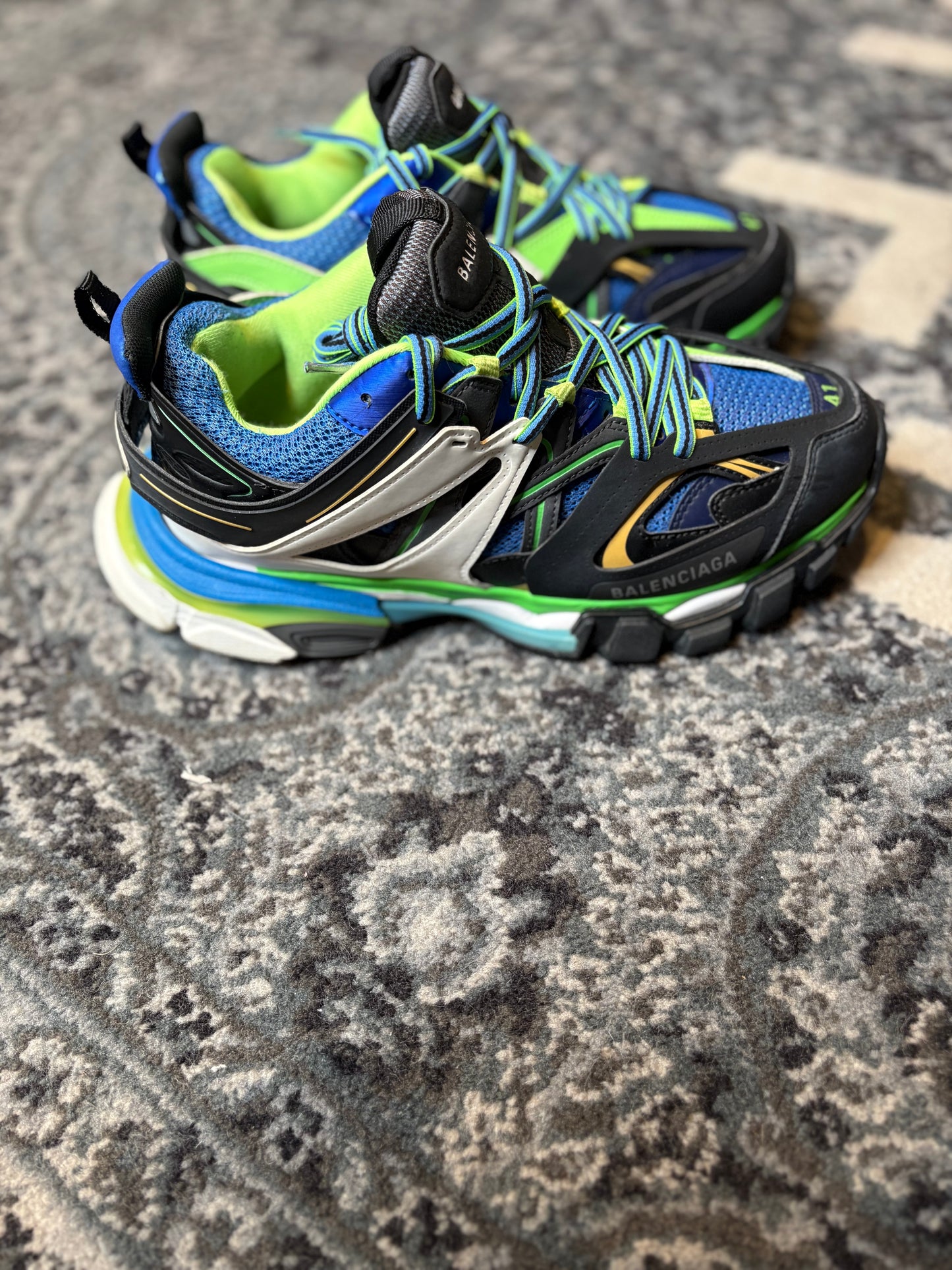 Balenciaga Track “Green White Blue” Po Nb Size 8