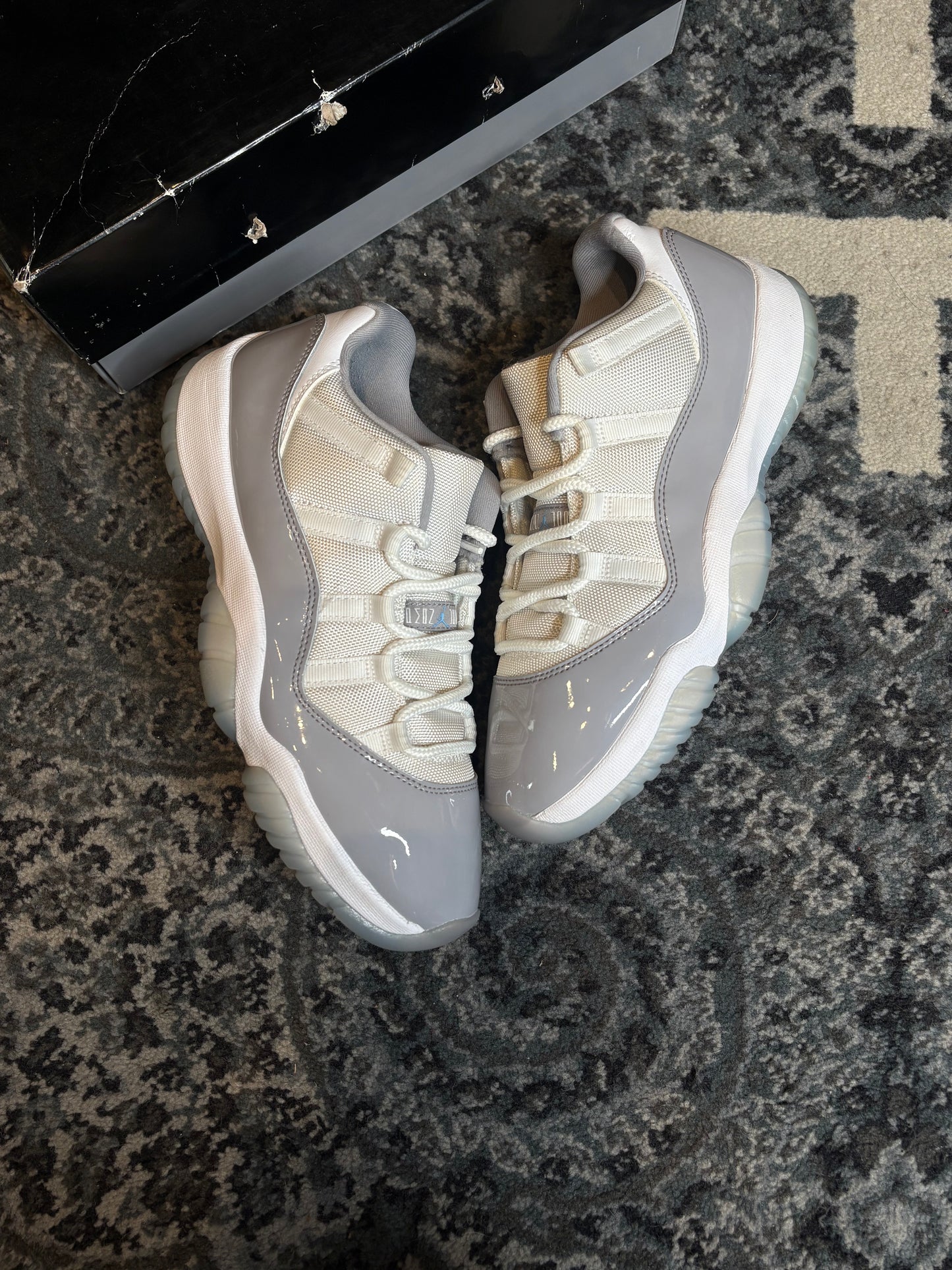 Jordan 11 Retro Low “Cement Grey” Clean Og Size 9.5