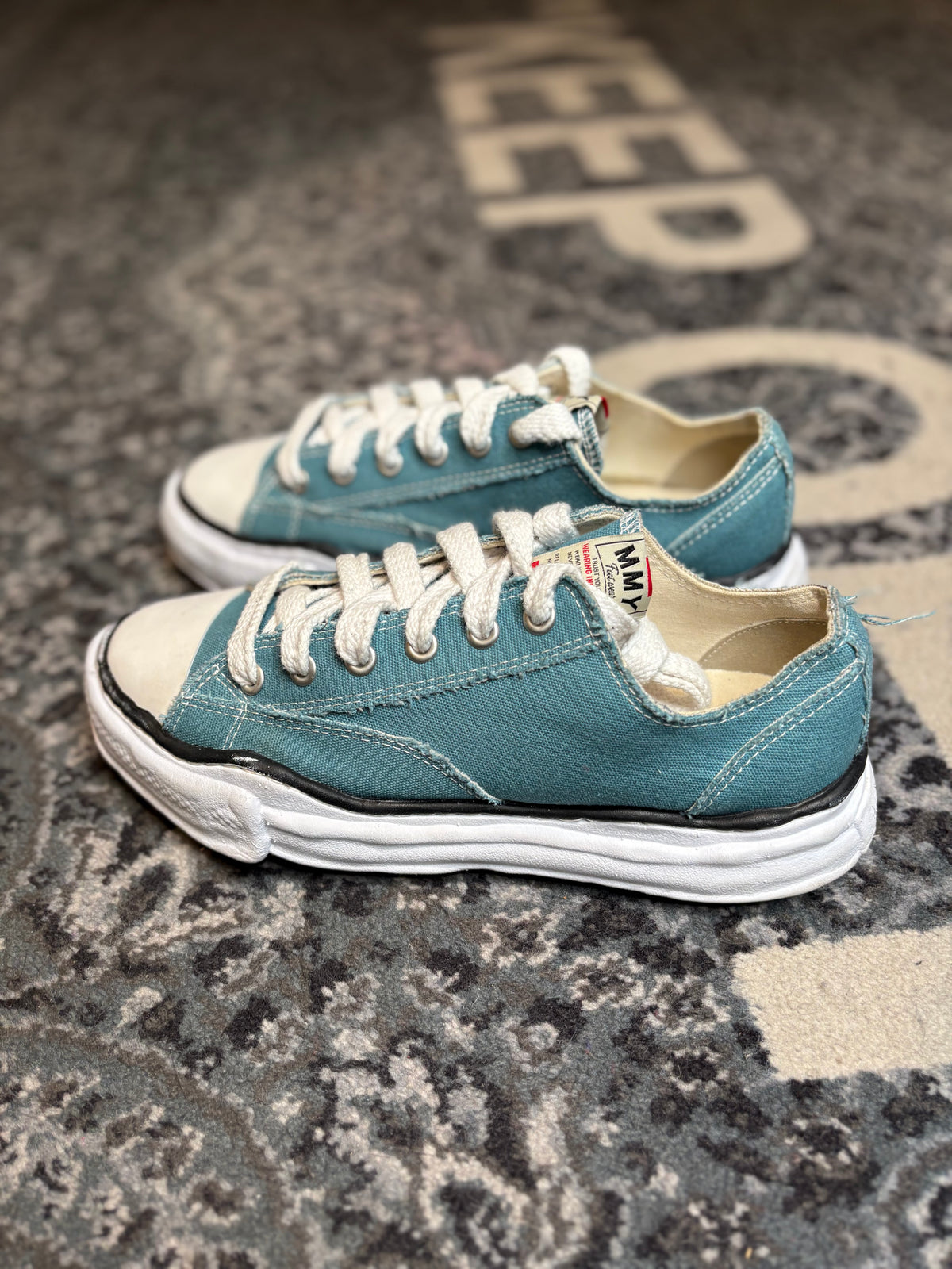 Maison Mihara Yasuhiro Peterson OG Sole Canvas Low “Blue” Po Nb Size 11(44 EU)