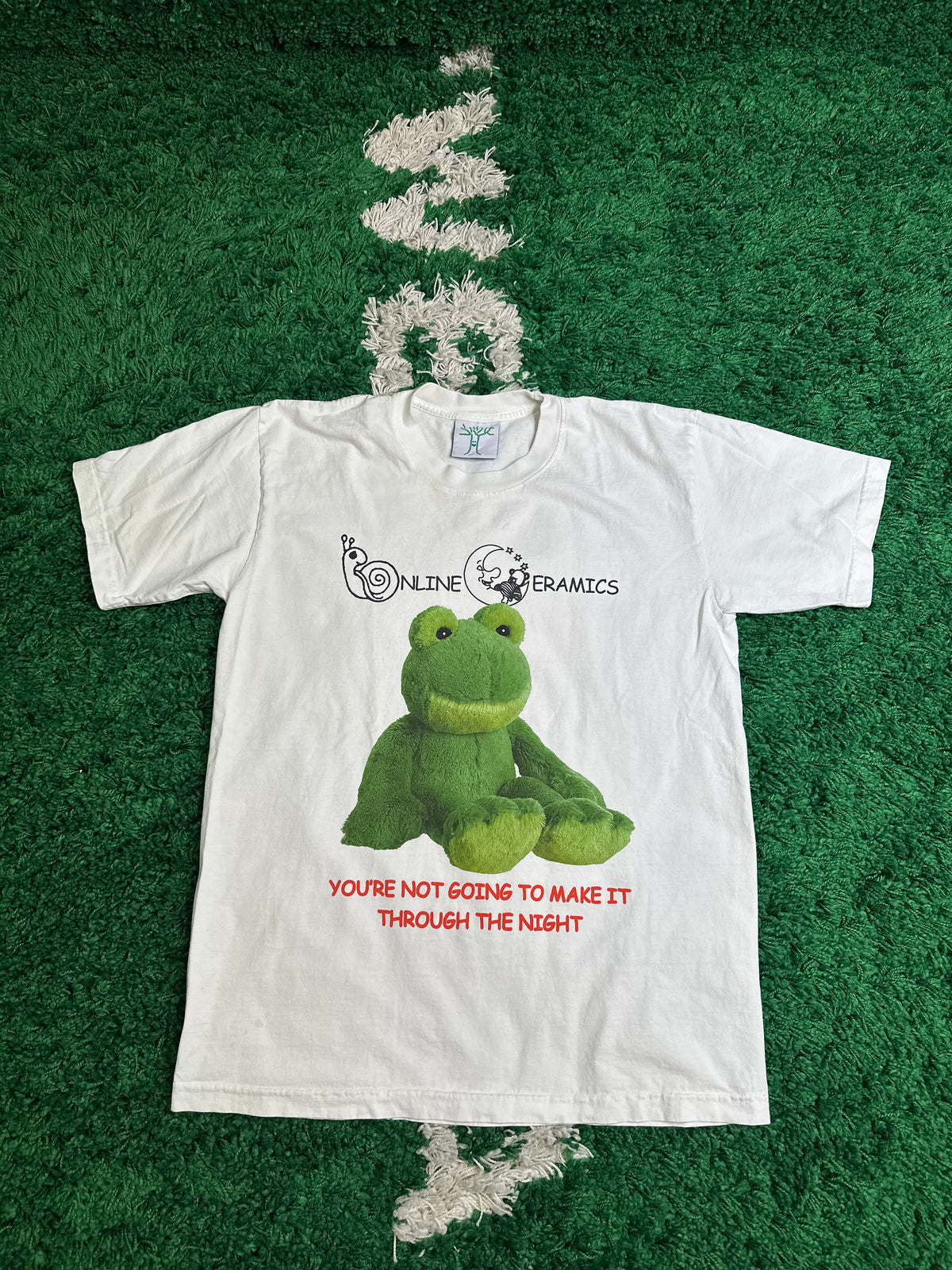 Online Ceramics Frog Tee Size Medium