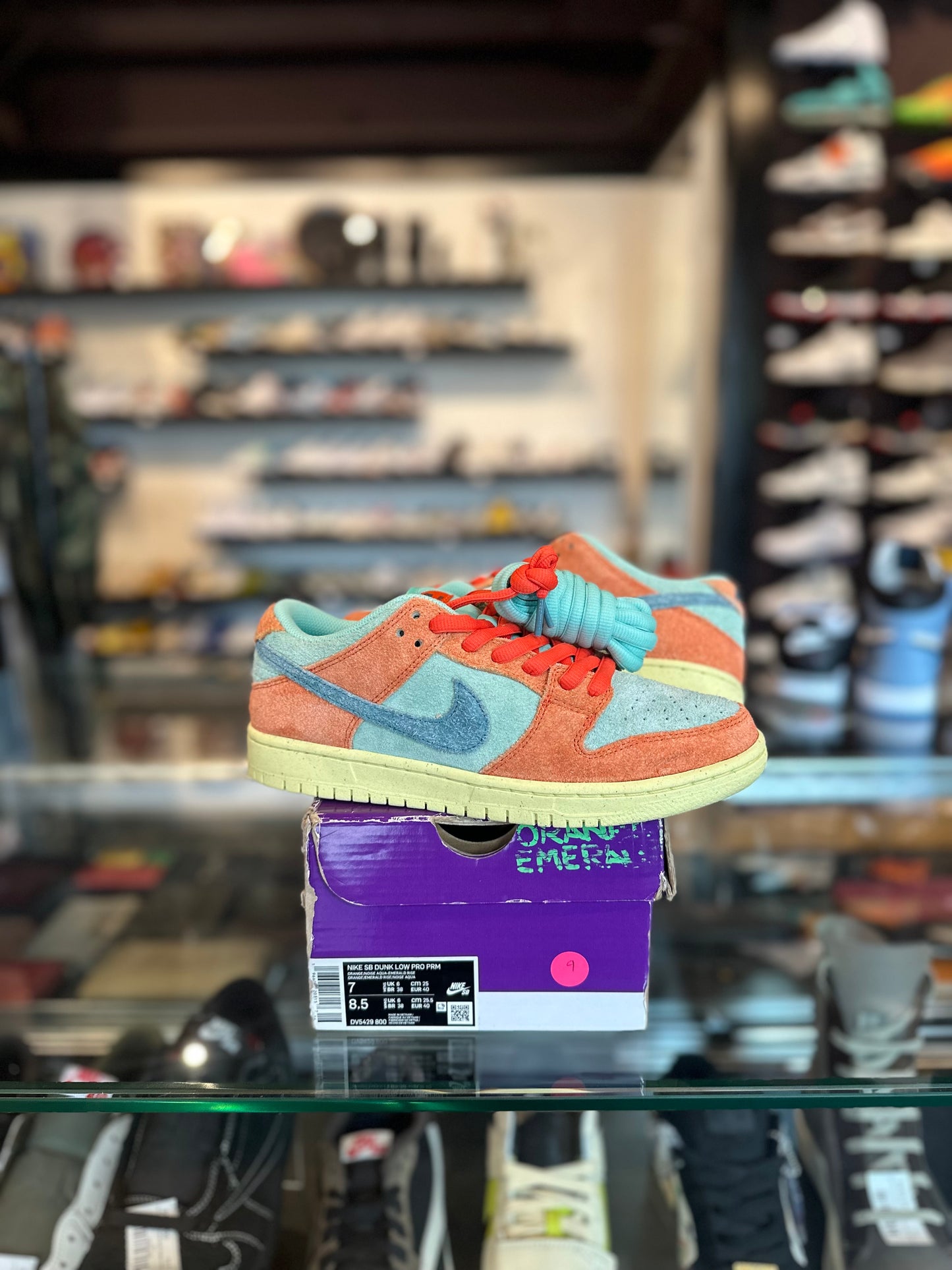 Nike Dunk Orange Emerald Ds OG all Sz 7