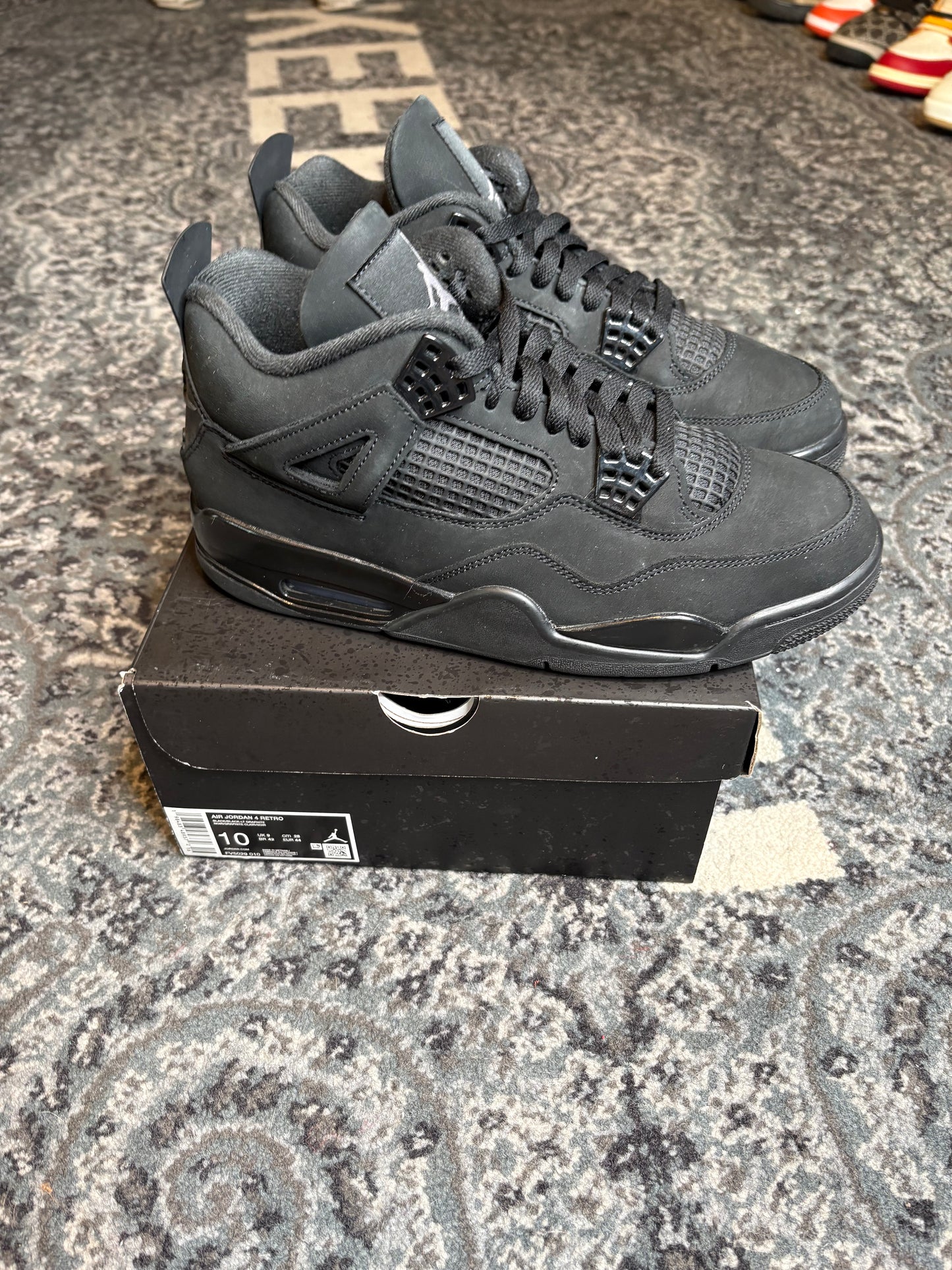 Jordan 4 Retro “Black Cats” Clean Og Size 10