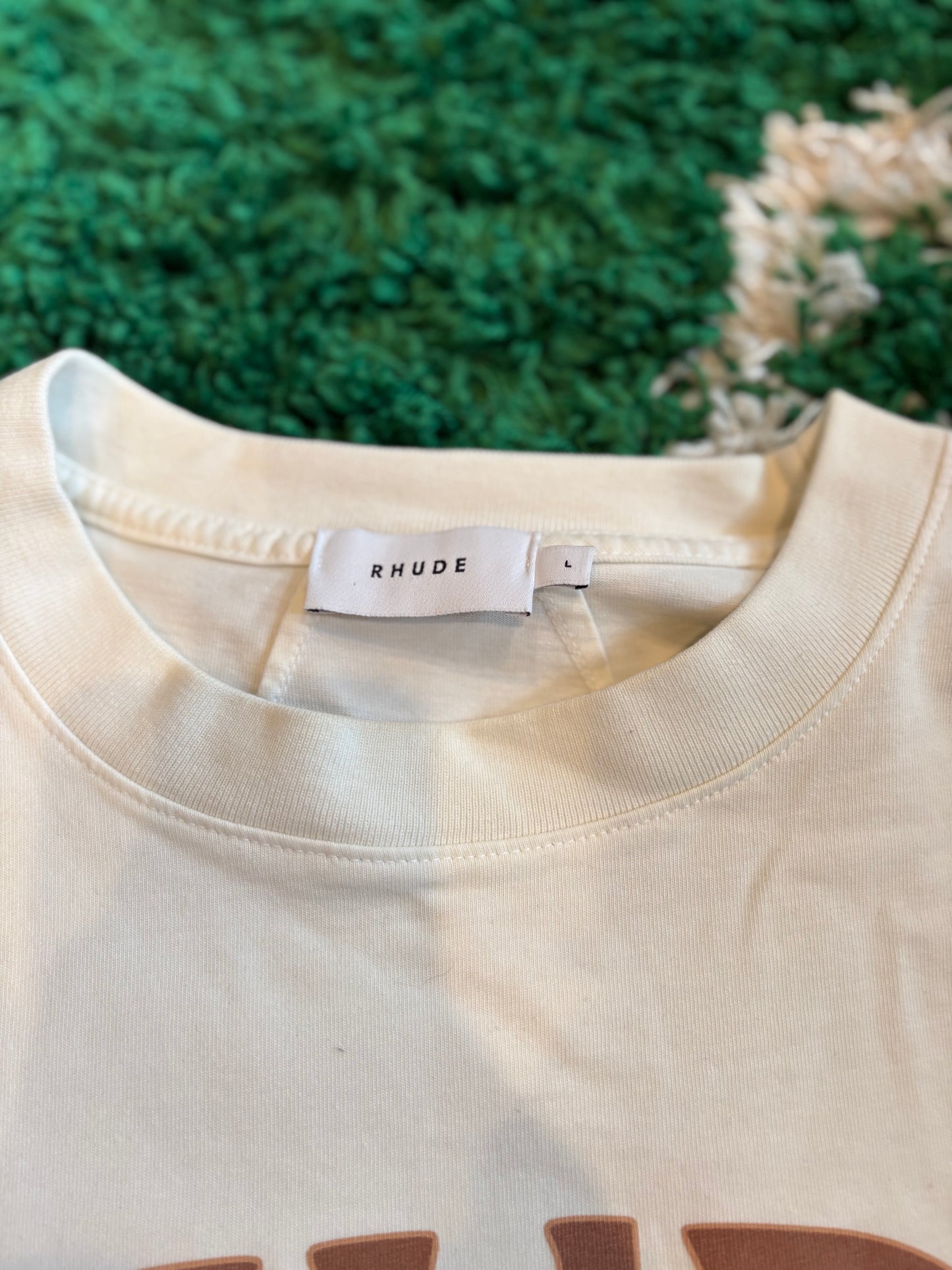 Rhude Floral Tee White Size Large