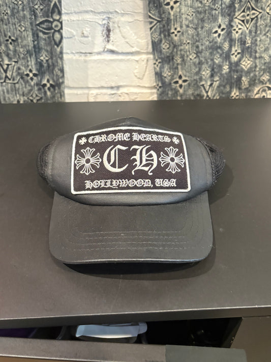 Chrome Heart Black Trucker Cap