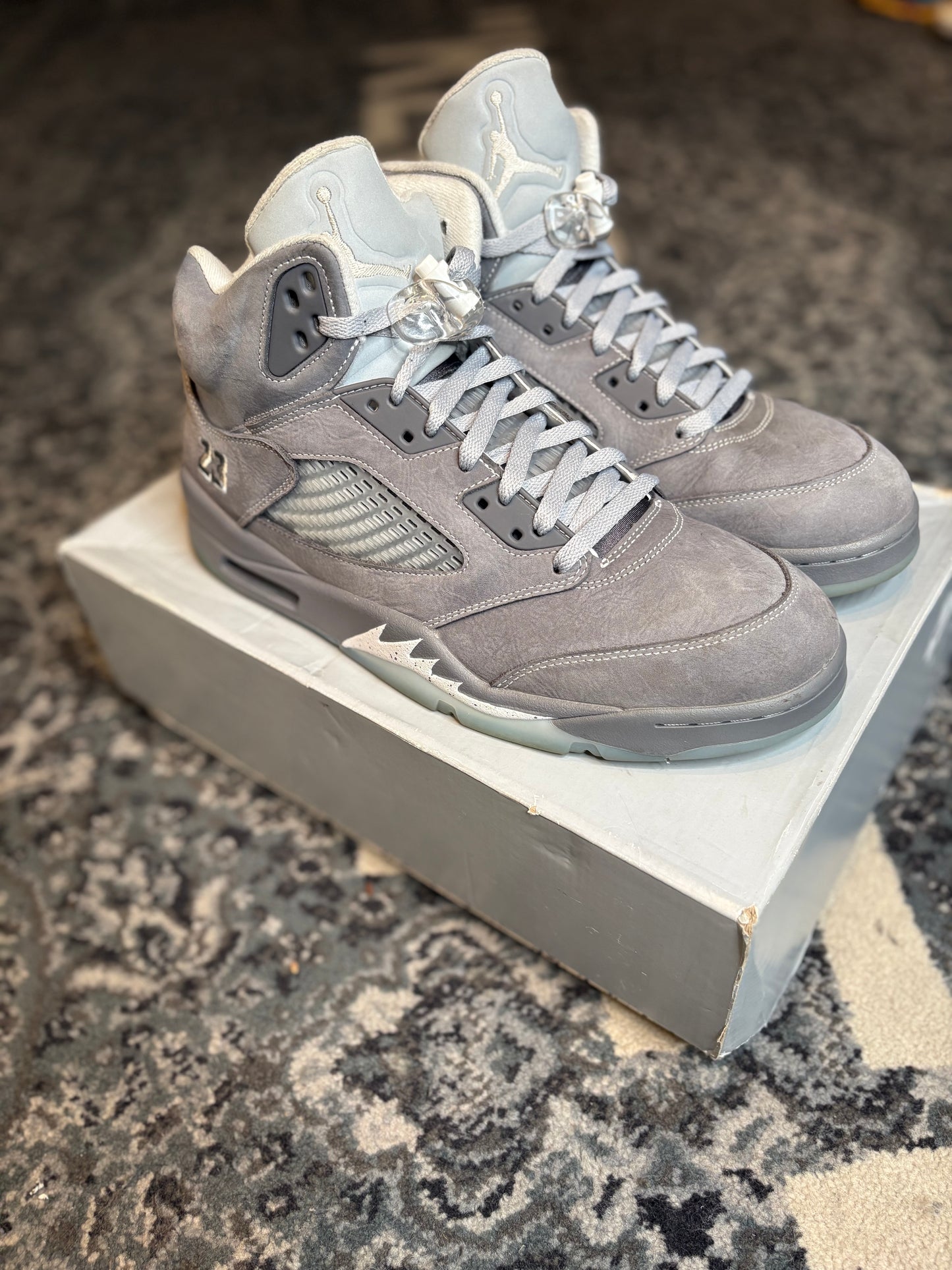Jordan 5 Retro “Wolf Grey” Clean Og Size 12