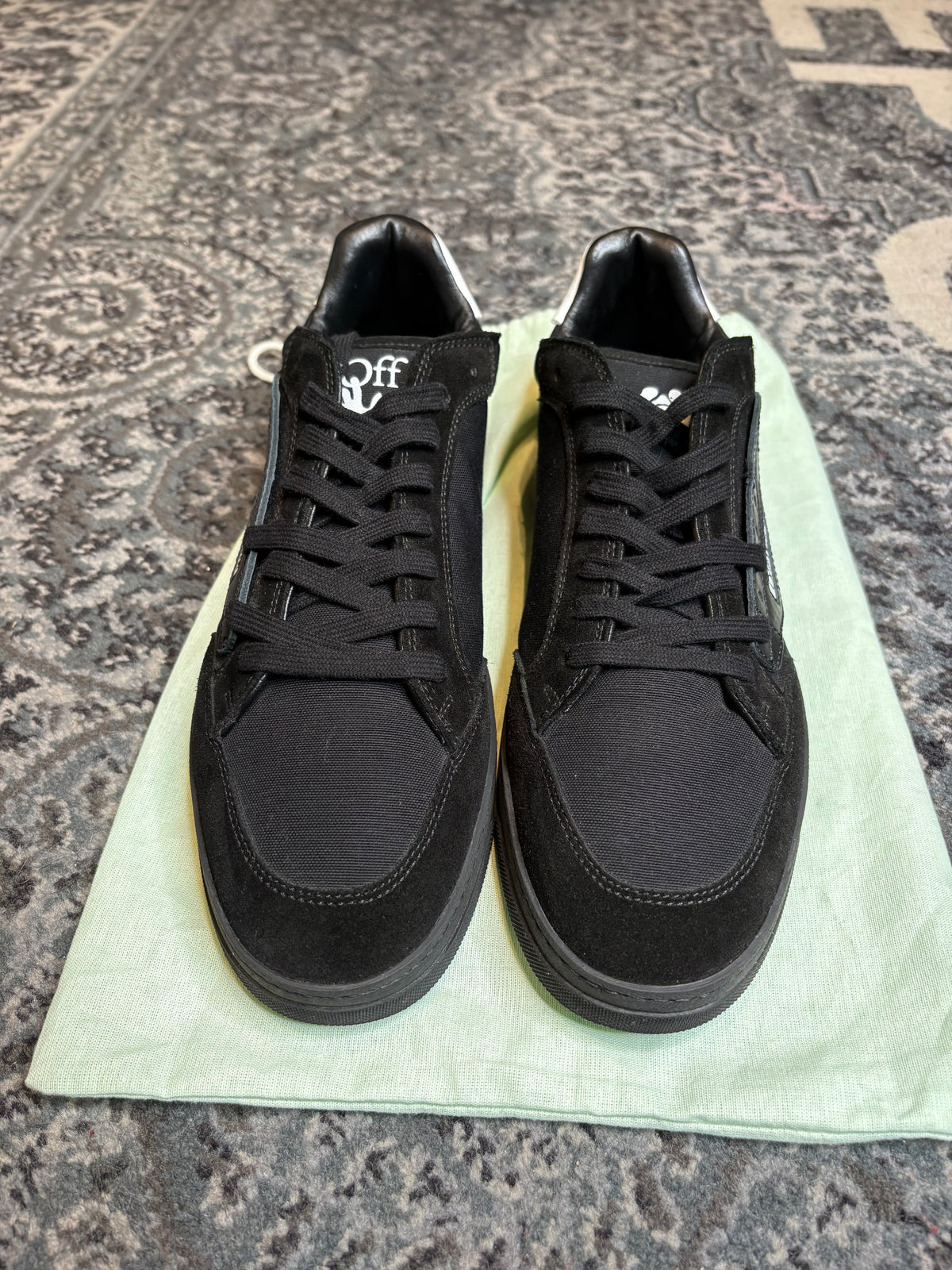 OFF-WHITE Vulcanized 5.0 Low Top “Black Black White” Clean Nb Size 13(46 EU)