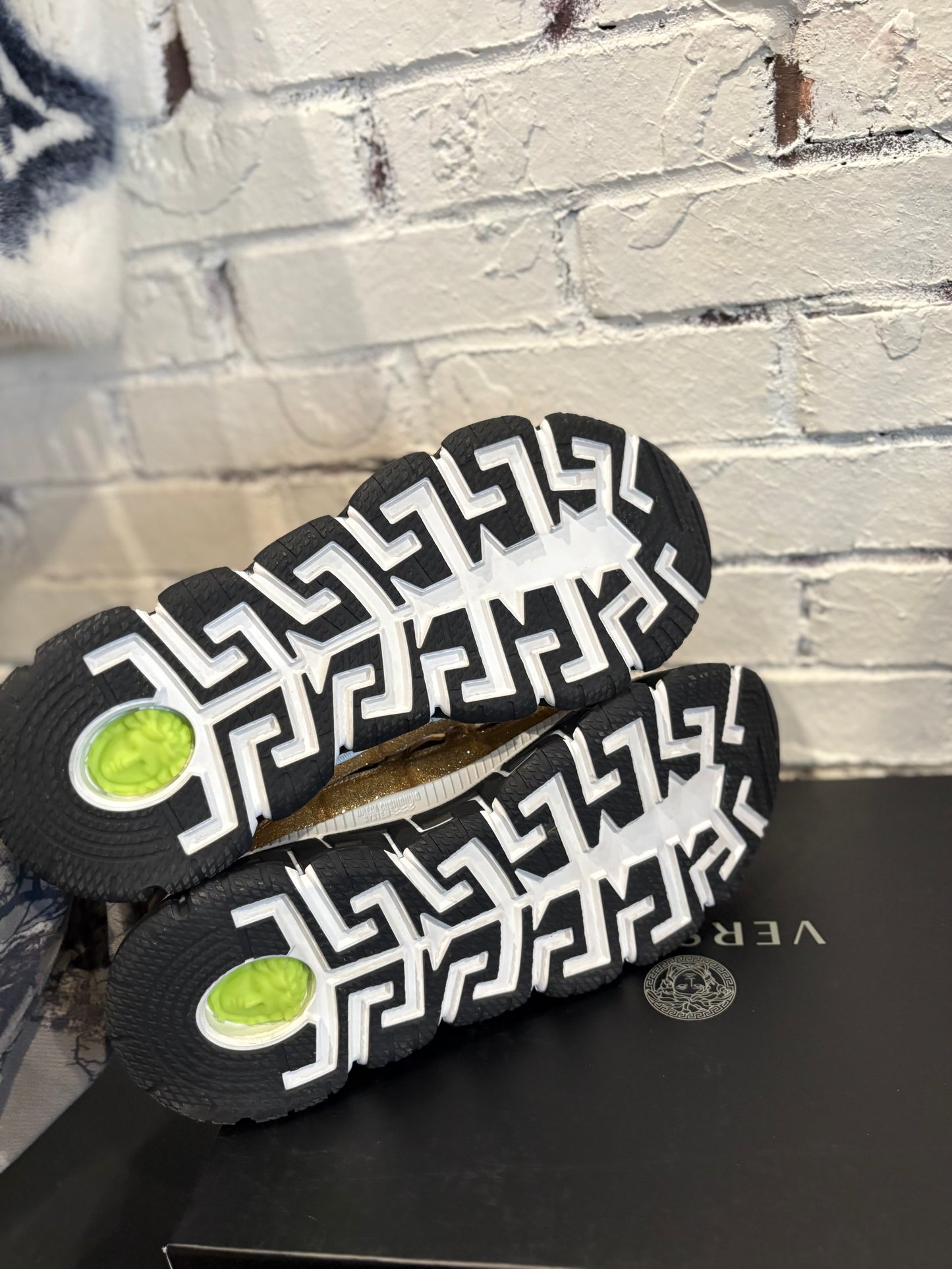 Versace Trigreca Sneakers Gold Clean OG Size 45