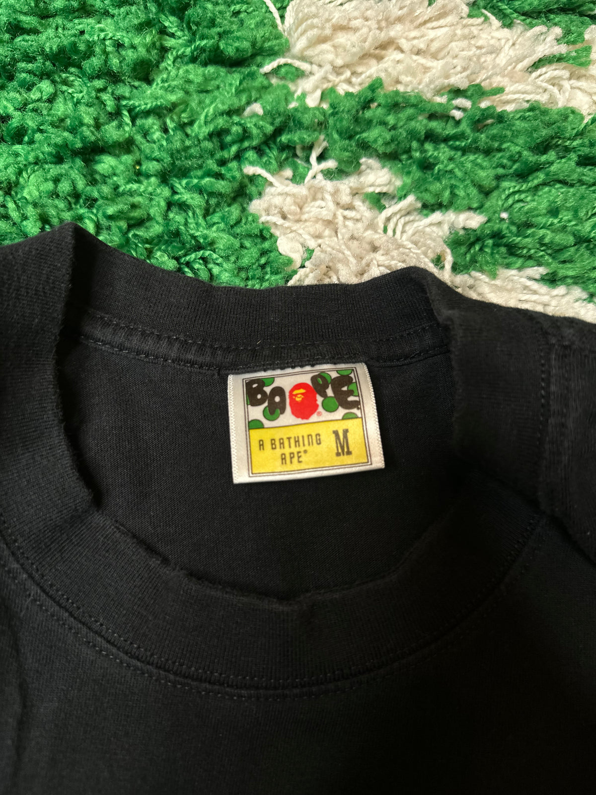 Bape Ape Head Tee Black Size Medium