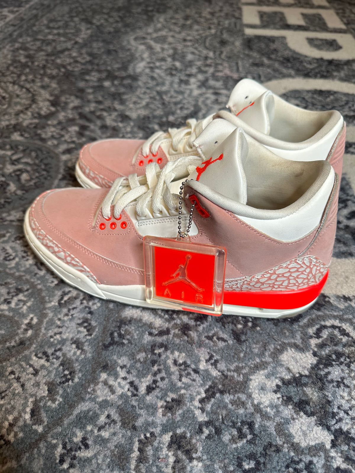 Jordan 3 Retro “Rust Pink” Clean Nb Size 8M/9.5W