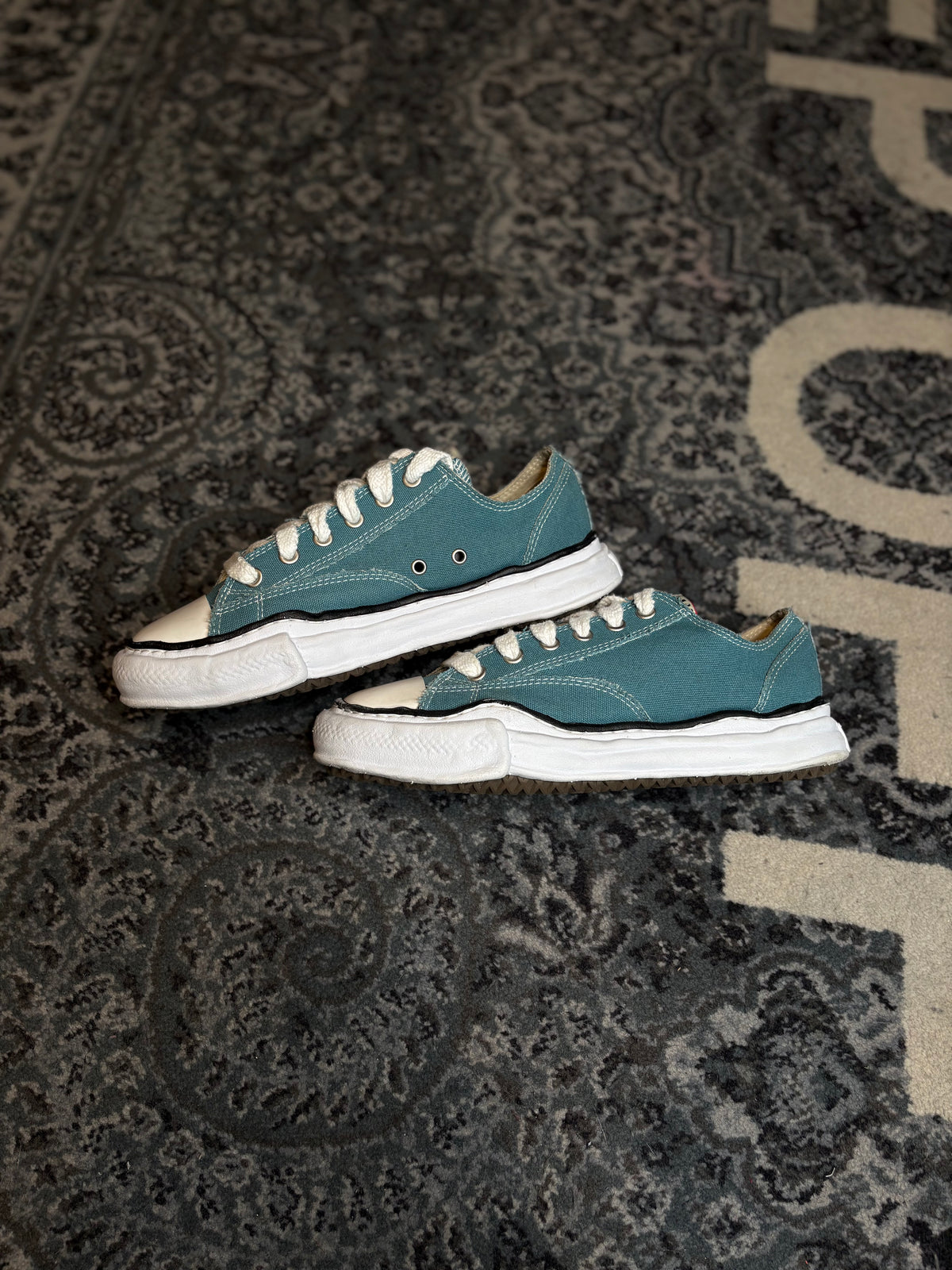 Maison Mihara Yasuhiro Peterson OG Sole Canvas Low “Blue” Po Nb Size 11(44 EU)