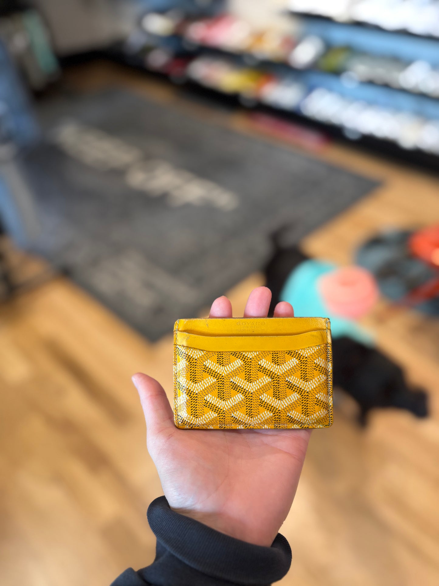 Goyard Yellow Cardholder