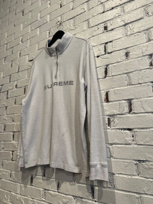 Supreme Half Zip Sweater Pre-Owned See Pics