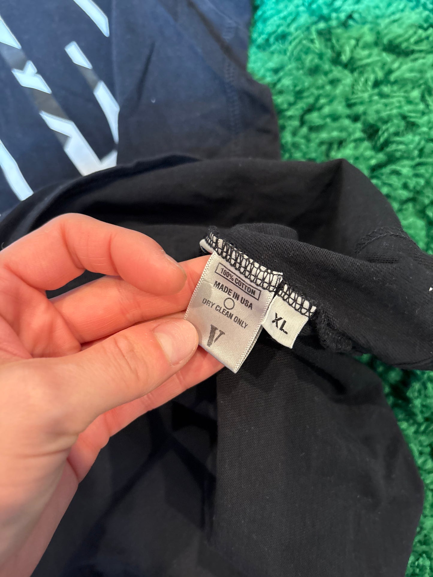 Vlone Korea Tee Black Size XL