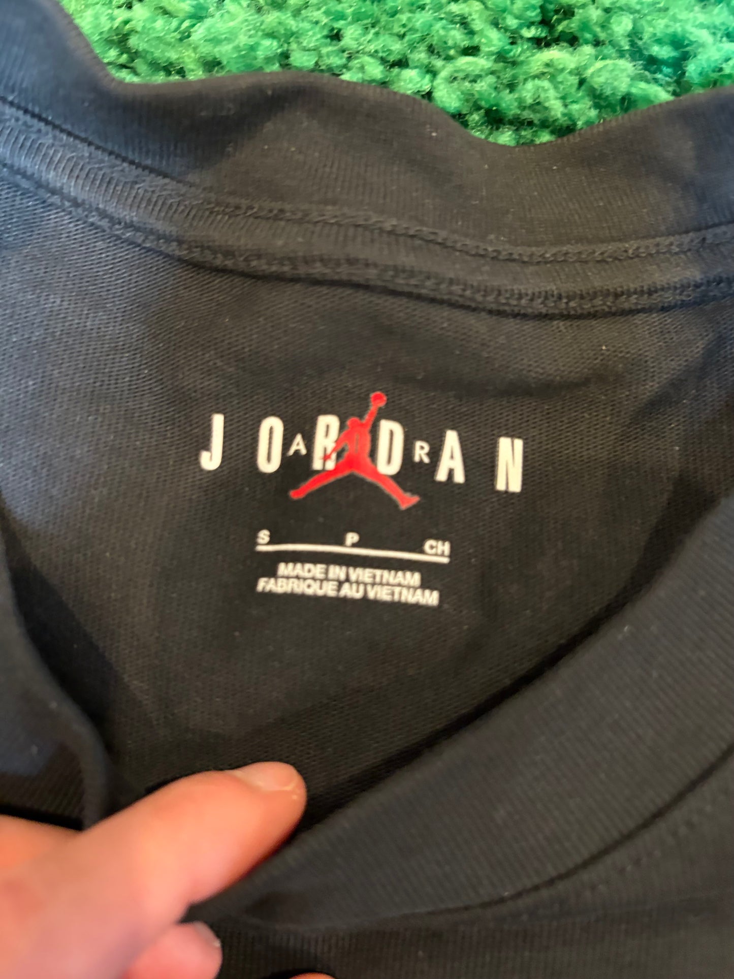 Jordan Brick by Brick Tee Black Size Small