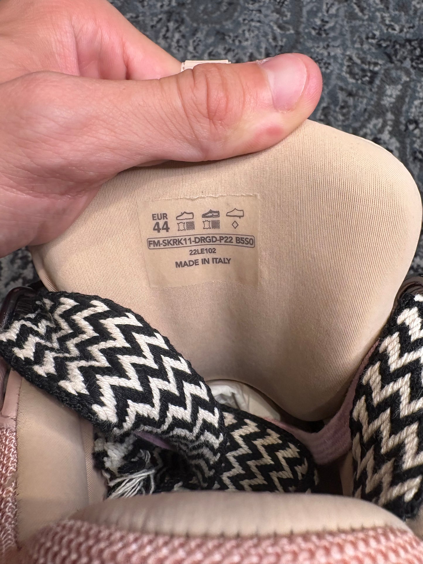 Gallery Dept x Lanvin Curb Light Pink VNDS NB Size 11