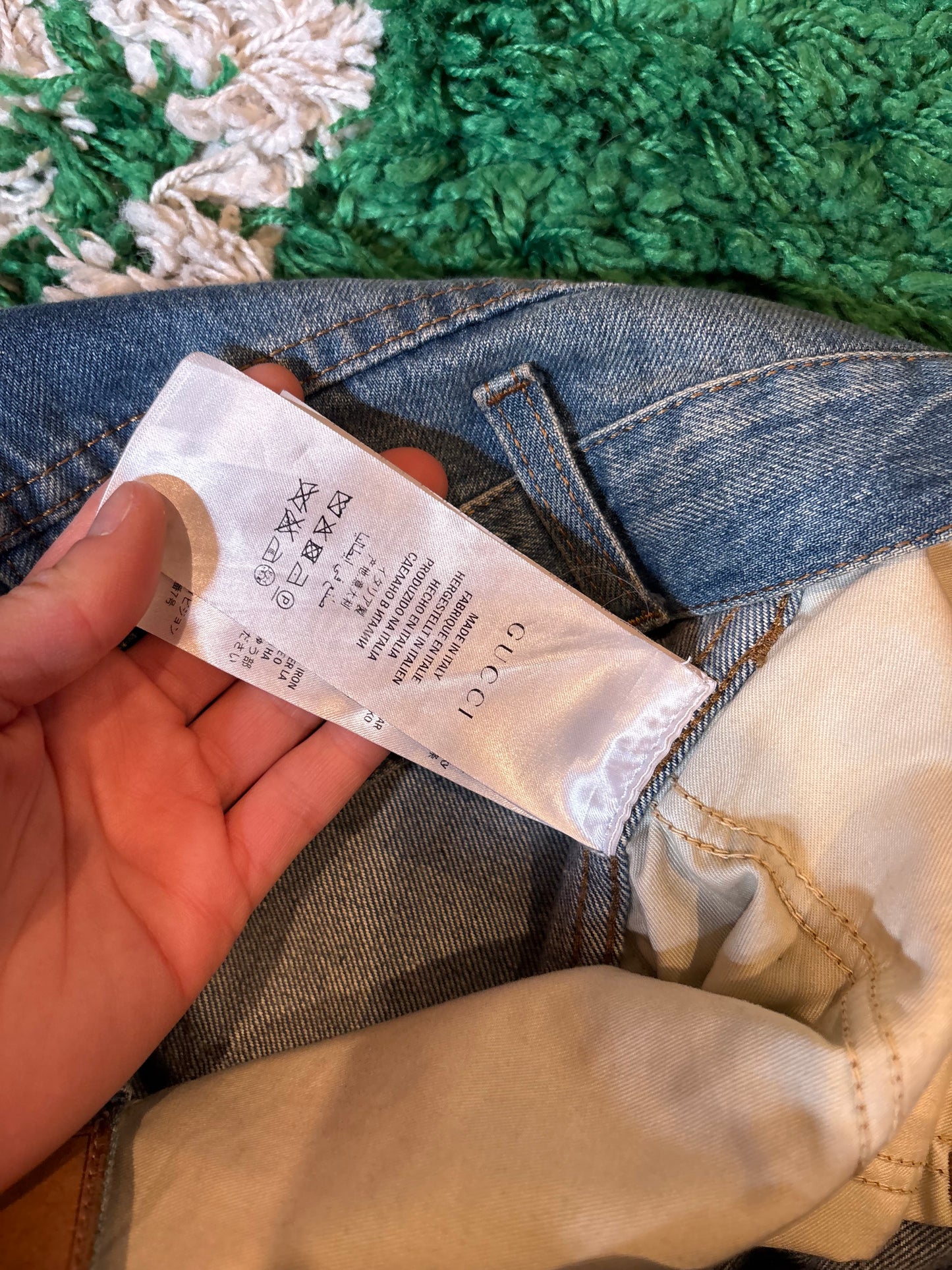 Gucci Jeans Snake Size Small