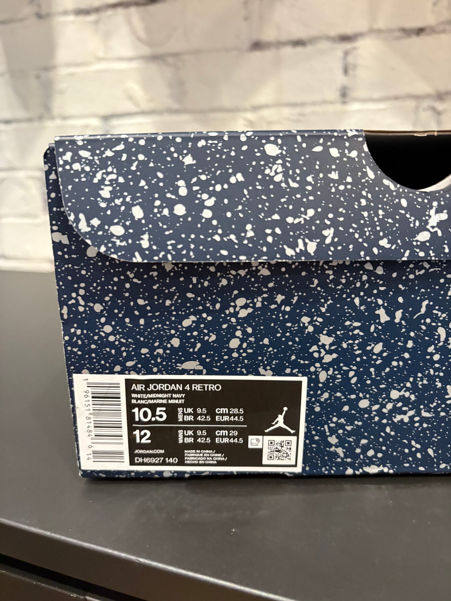 Jordan 4 Retro Midnight Navy DS OG Size 10.5