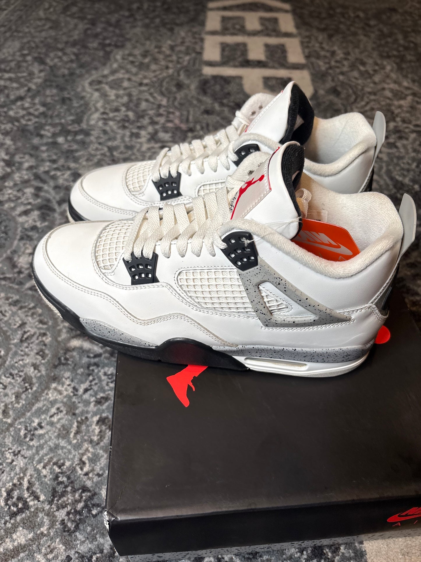 Jordan 4 Retro “White Cement” Clean Og Size 10