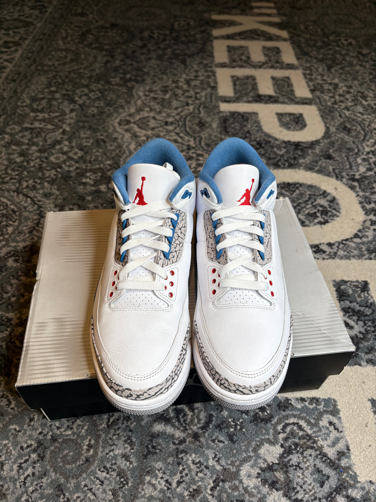 Jordan 3 Retro “True Blue” Clean Og Size 10.5