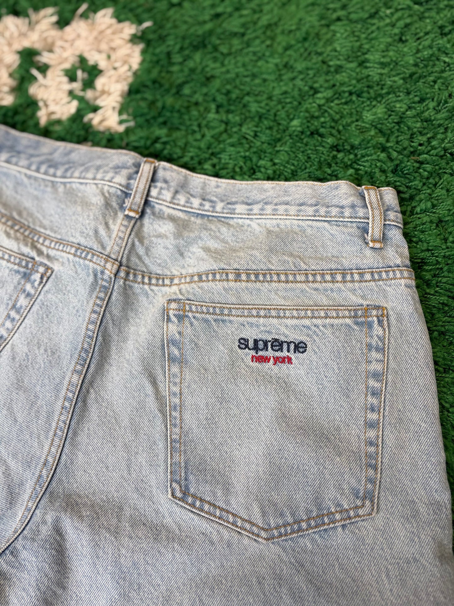 Supreme Light Wash Jeans Size 34