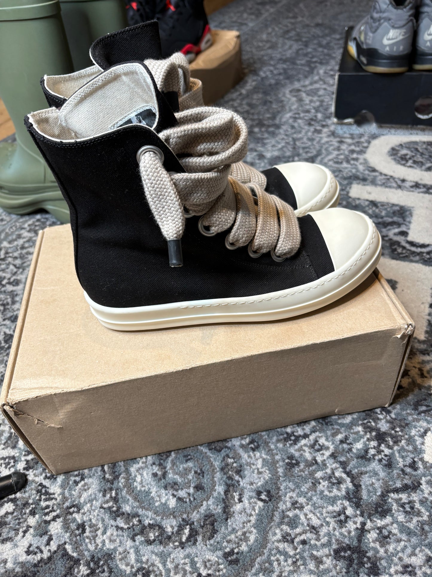 Rick Owens Jumbo Lace Canvas Drkshdw Po Og Size 8(41 EU)